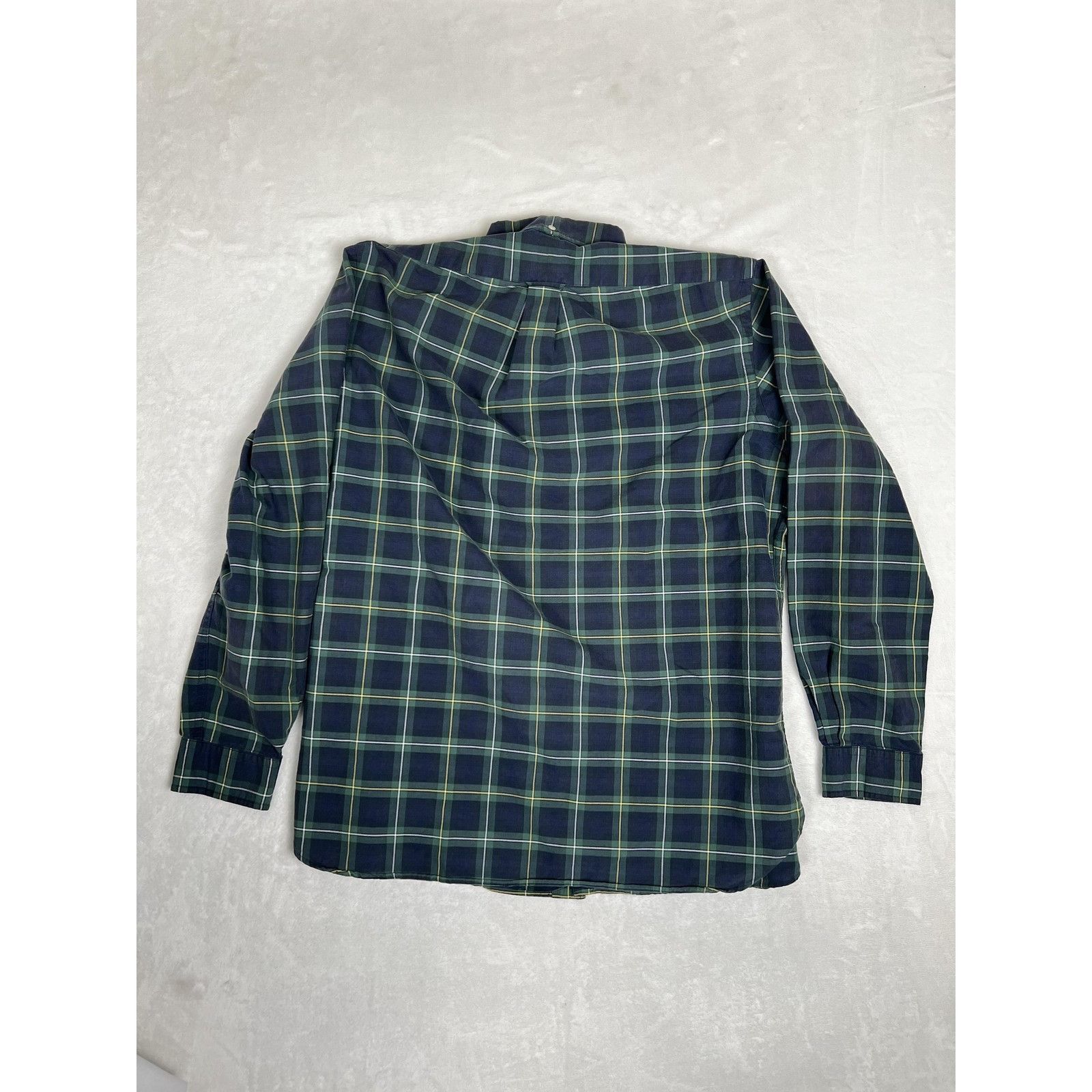 Ralph Lauren Ralph Lauren Shirt Mens Large Green Navy Tartan Plaid Button Size US L / EU 52-54 / 3 - 8 Thumbnail