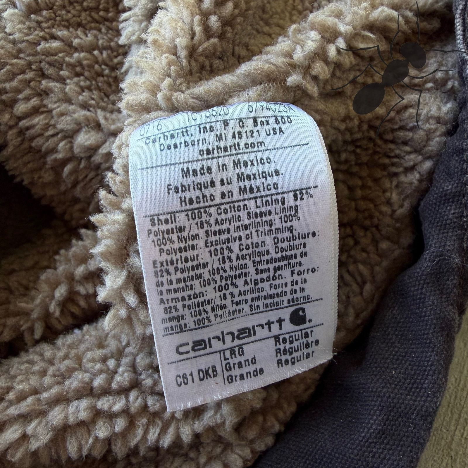 Carhartt × Vintage Carhartt C61 DKB brown chore work wear jacket Size US L / EU 52-54 / 3 - 6 Thumbnail