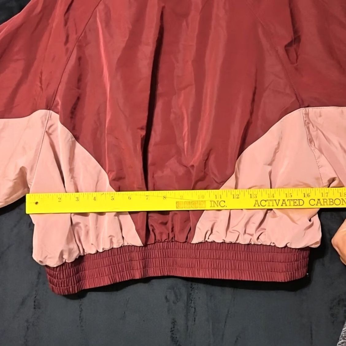 Vintage Love Tree Windbreaker Womens Adult Small Maroon Pink Crop Pullover Size M / US 6-8 / IT 42-44 - 6 Thumbnail
