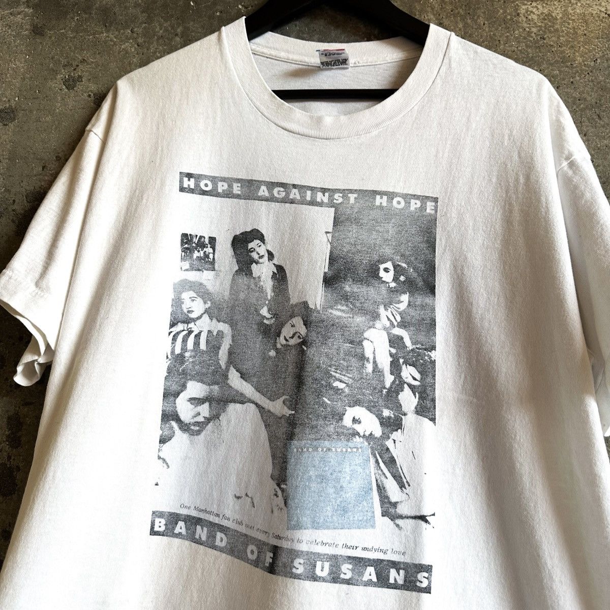 Vintage 90’s THRASHED BAND OF SUSANS Hope Against Hope Cropped Shirt Size US XL / EU 56 / 4 - 2 Thumbnail