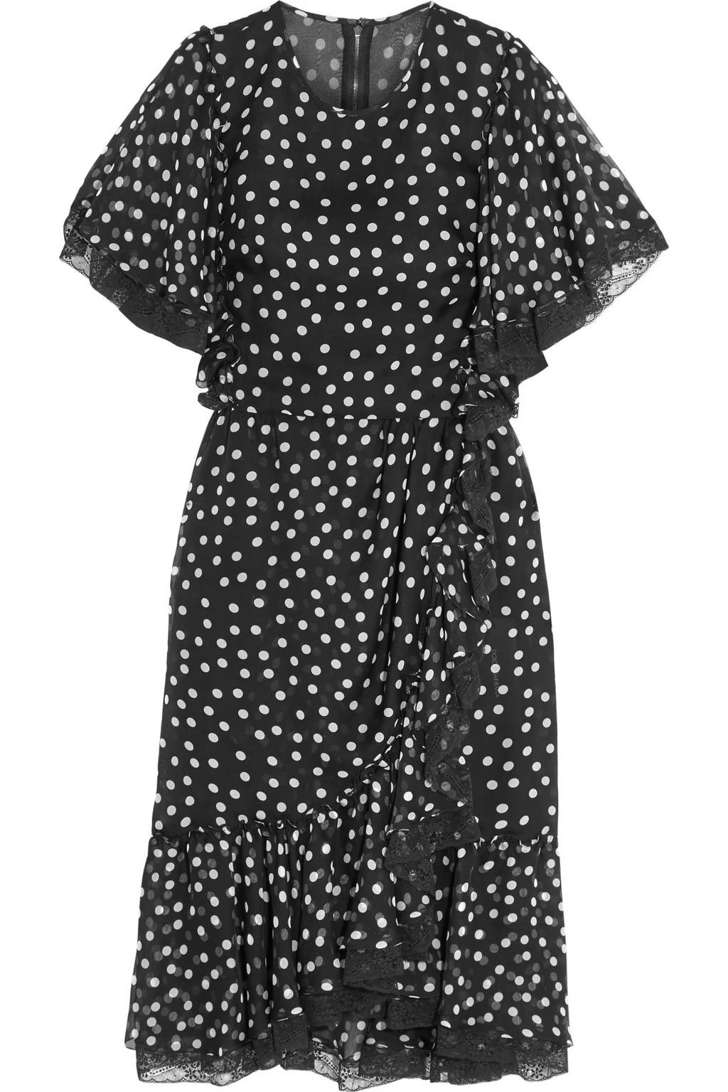 Dolce & Gabbana o1y0825 Midi Dress in Black/White Size XS / US 0-2 / IT 36-38 - 1 Thumbnail