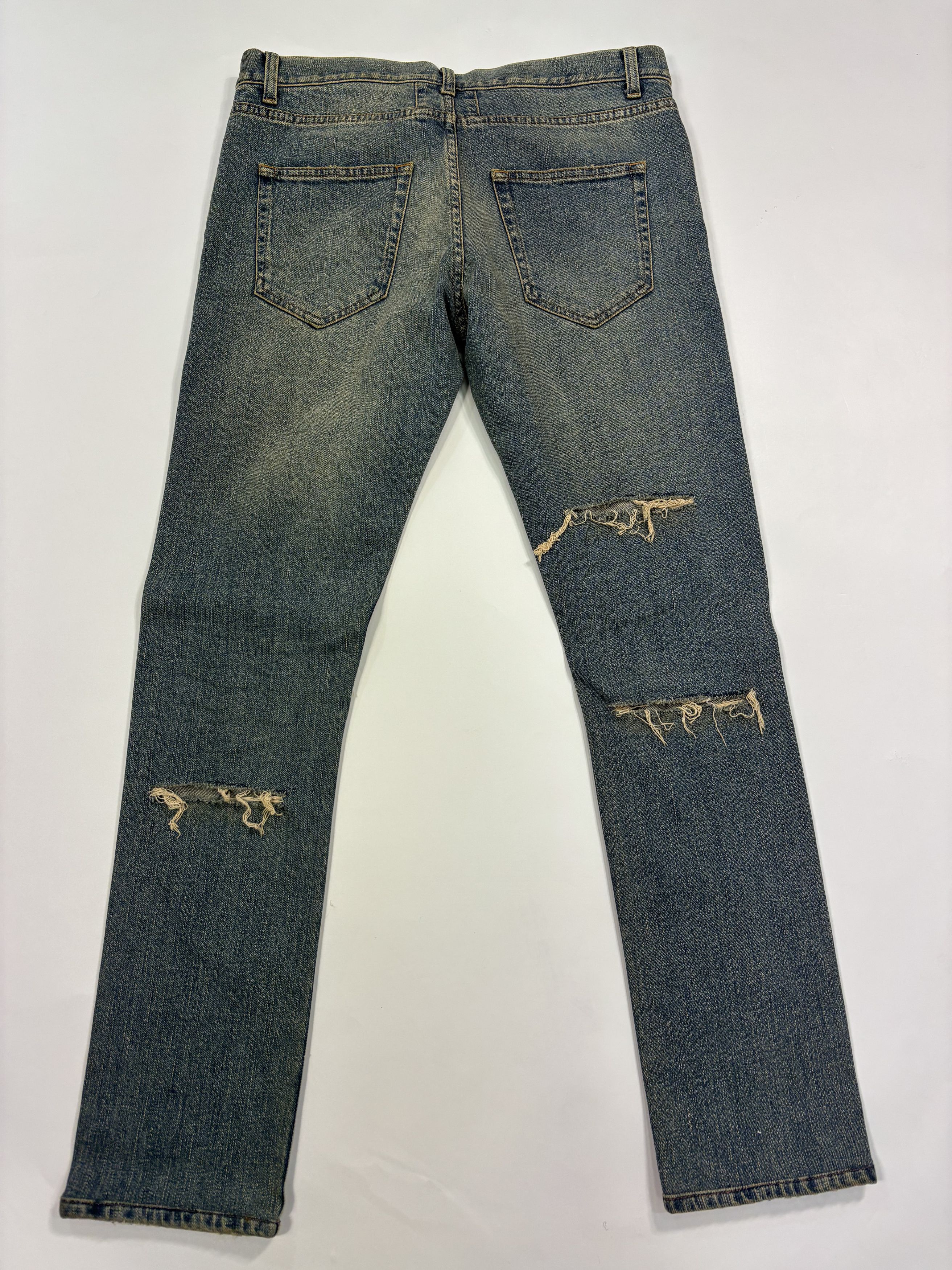Saint Laurent Paris Saint Laurent Distressed Jeans Size US 32 / EU 48 - 4 Thumbnail
