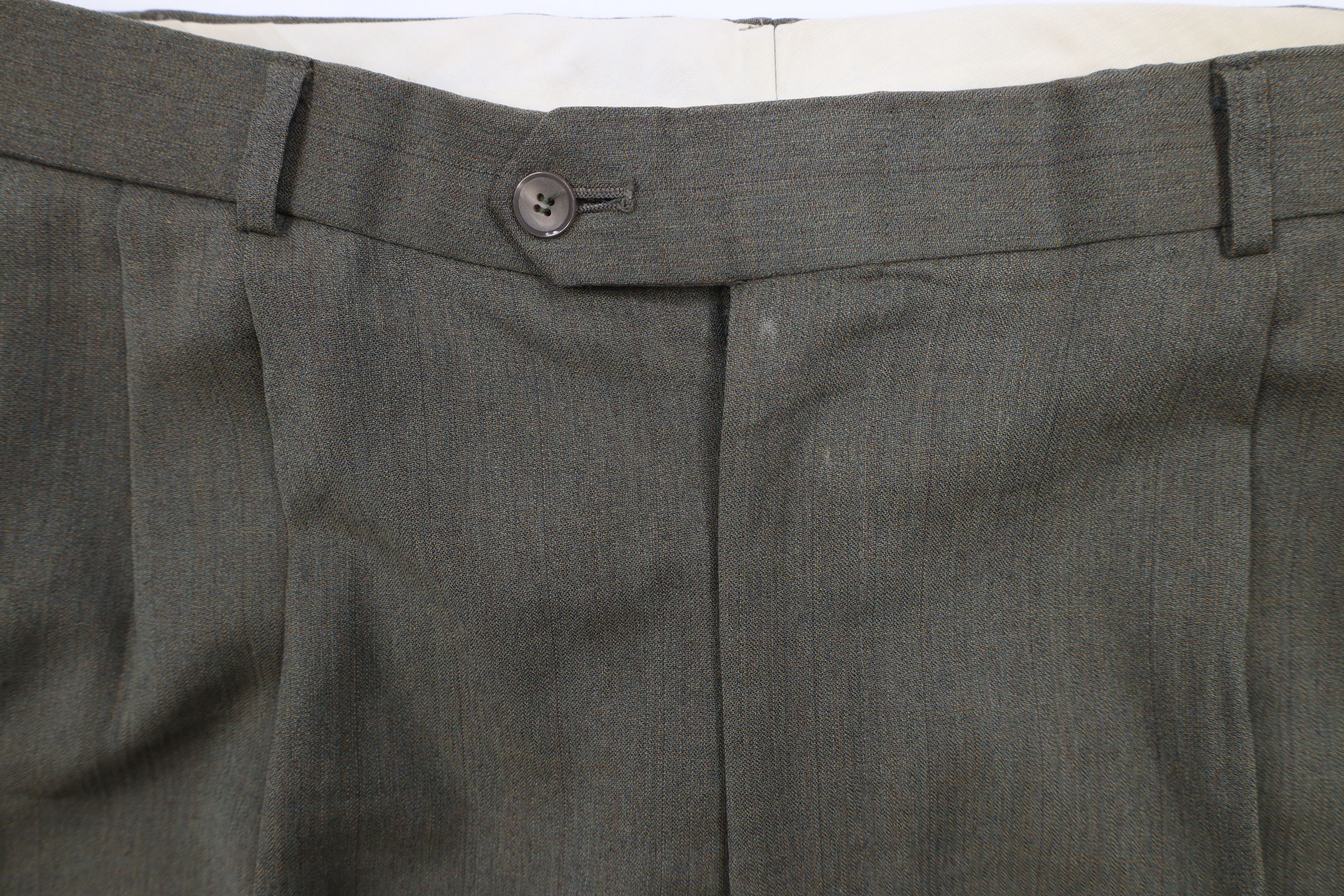 Vintage Vintage 90s Streetwear Pleated Cuffed Wide Leg Chino Pants Size US 32 / EU 48 - 8 Thumbnail