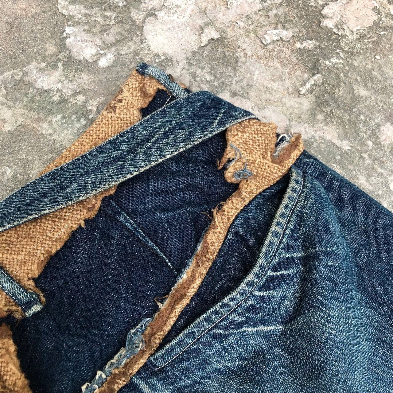 Kapital Kountry Distressed Kapital Clown Denim Kapital Jeans Destroyed Style Size US 31 - 7 Thumbnail