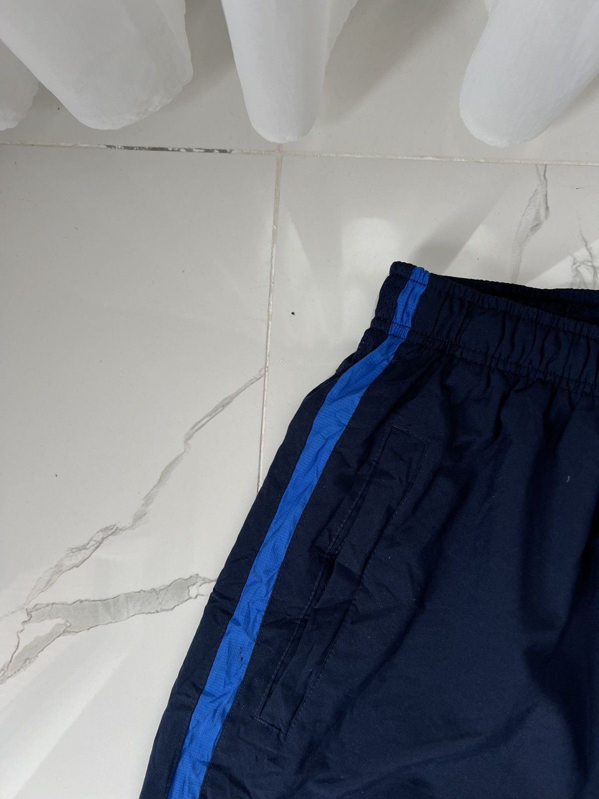 Nike × Vintage 90’s NIKE BAGGY GORPCORE TRACK PANTS SWOOSH LOGO Y2K RETRO Size US 36 / EU 52 - 4 Thumbnail