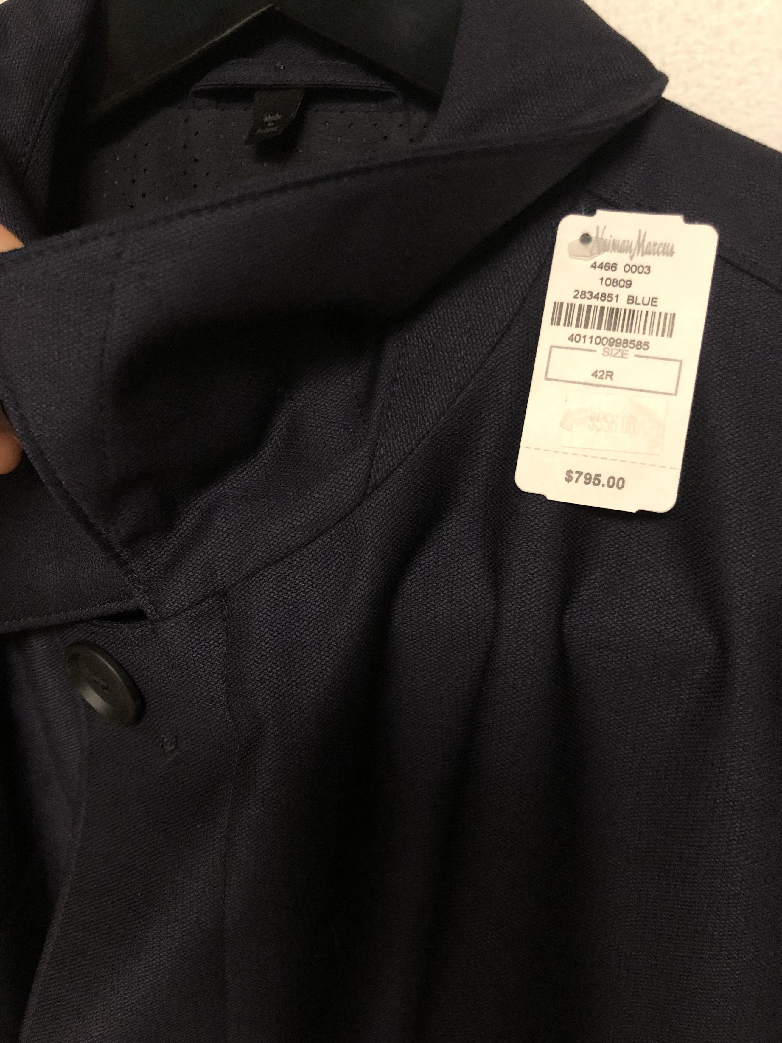 Hugo Boss Boss Marzotto Virgin Wool Car Coat Water Wind Repellent Size US L / EU 52-54 / 3 - 9 Thumbnail
