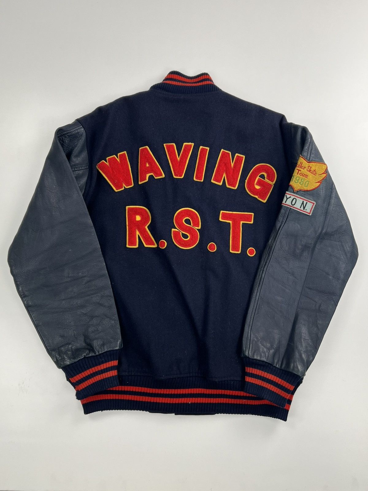 Japanese Brand VINTAGE TEN SPORTS WEAR TOKYO JAPAN VARSITY JACKET Size US L / EU 52-54 / 3 - 12 Thumbnail