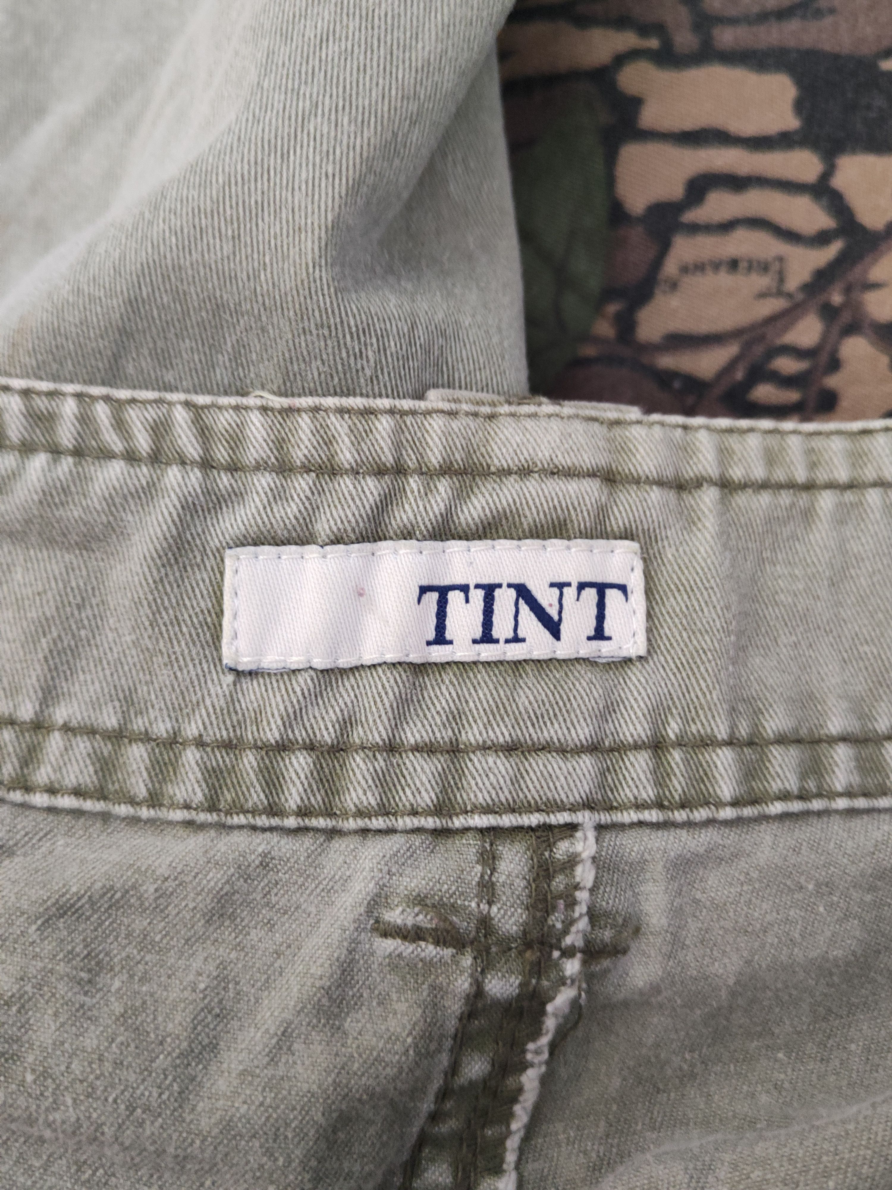 Japanese Brand DL Tint Green Faded Multipocket Casual Pants #962 Size 28" / US 6 / IT 42 - 14 Thumbnail