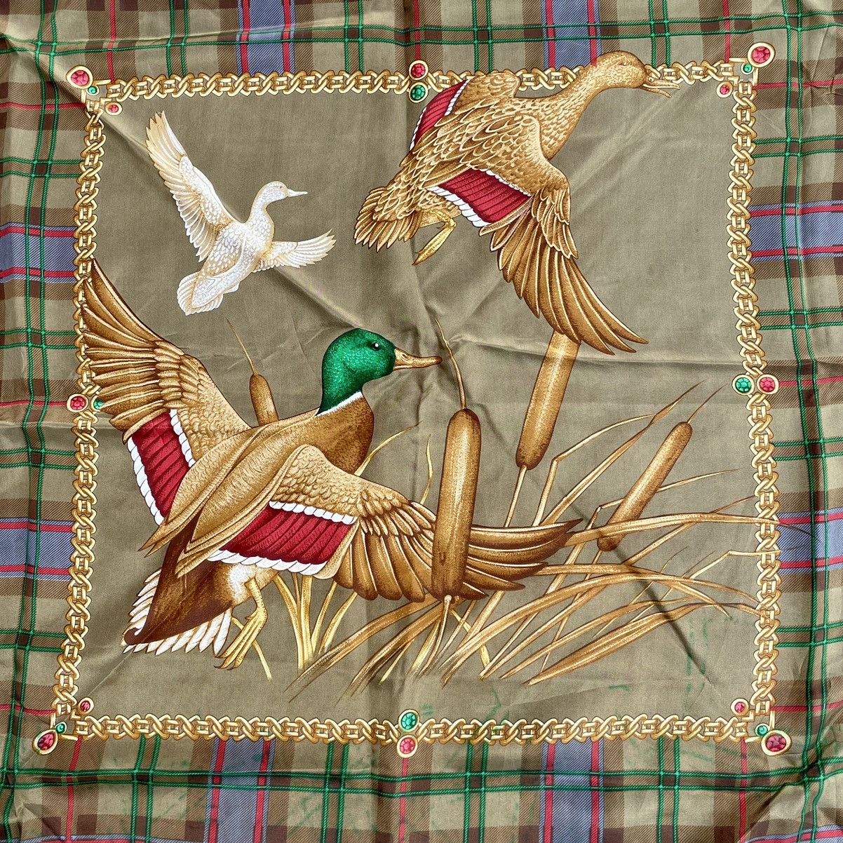 Designer × La Milano " i santi" Milano Silk Scarf Size ONE SIZE - 5 Thumbnail