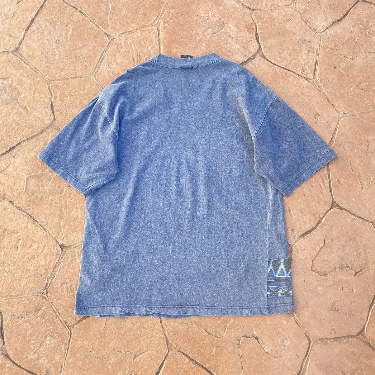 Vintage Thrashed Faded Vintage 90s SNS Surf & Sweats Oversized Tee Size US XL / EU 56 / 4 - 7 Thumbnail