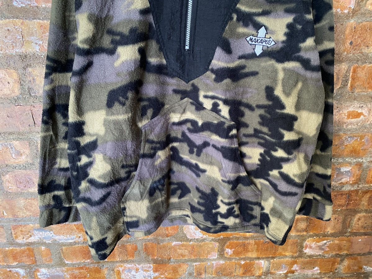 Japanese Brand 1990s Makapuu Japan Camo fleece Nylon Size US L / EU 52-54 / 3 - 4 Thumbnail