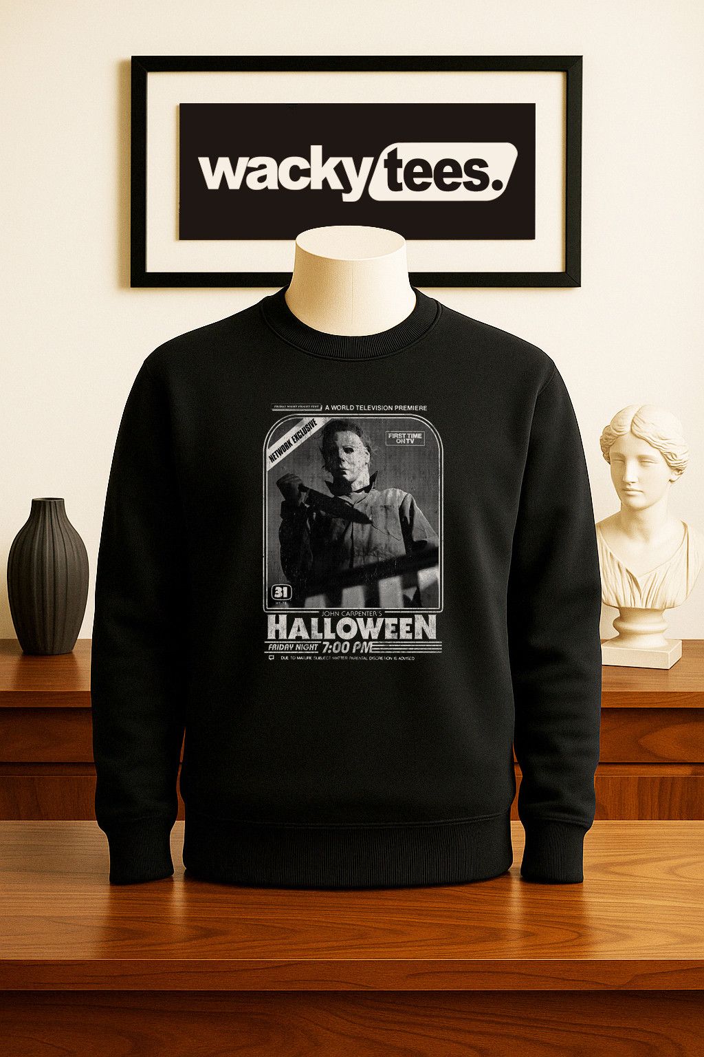 Other Halloween World Television Premiere Horror Tee Shirt Size US L / EU 52-54 / 3 - 3 Thumbnail