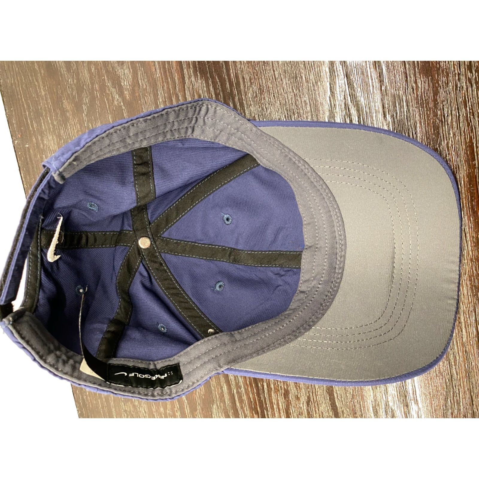 Nike Nike Golf Hat Adult One Size Blue Strapback Embroidered Carnival Swoosh Logo Cap Size ONE SIZE - 6 Thumbnail