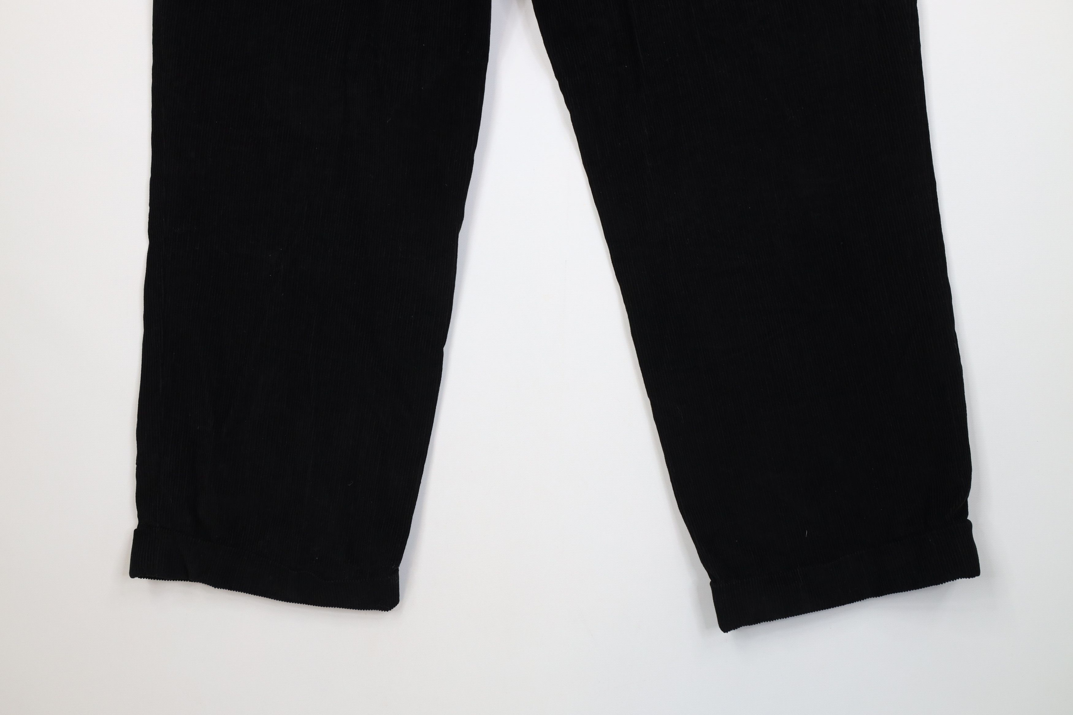 Vintage Vintage 90s Streetwear Wide Leg Corduroy Chino Pants Black Size US 36 / EU 52 - 12 Thumbnail