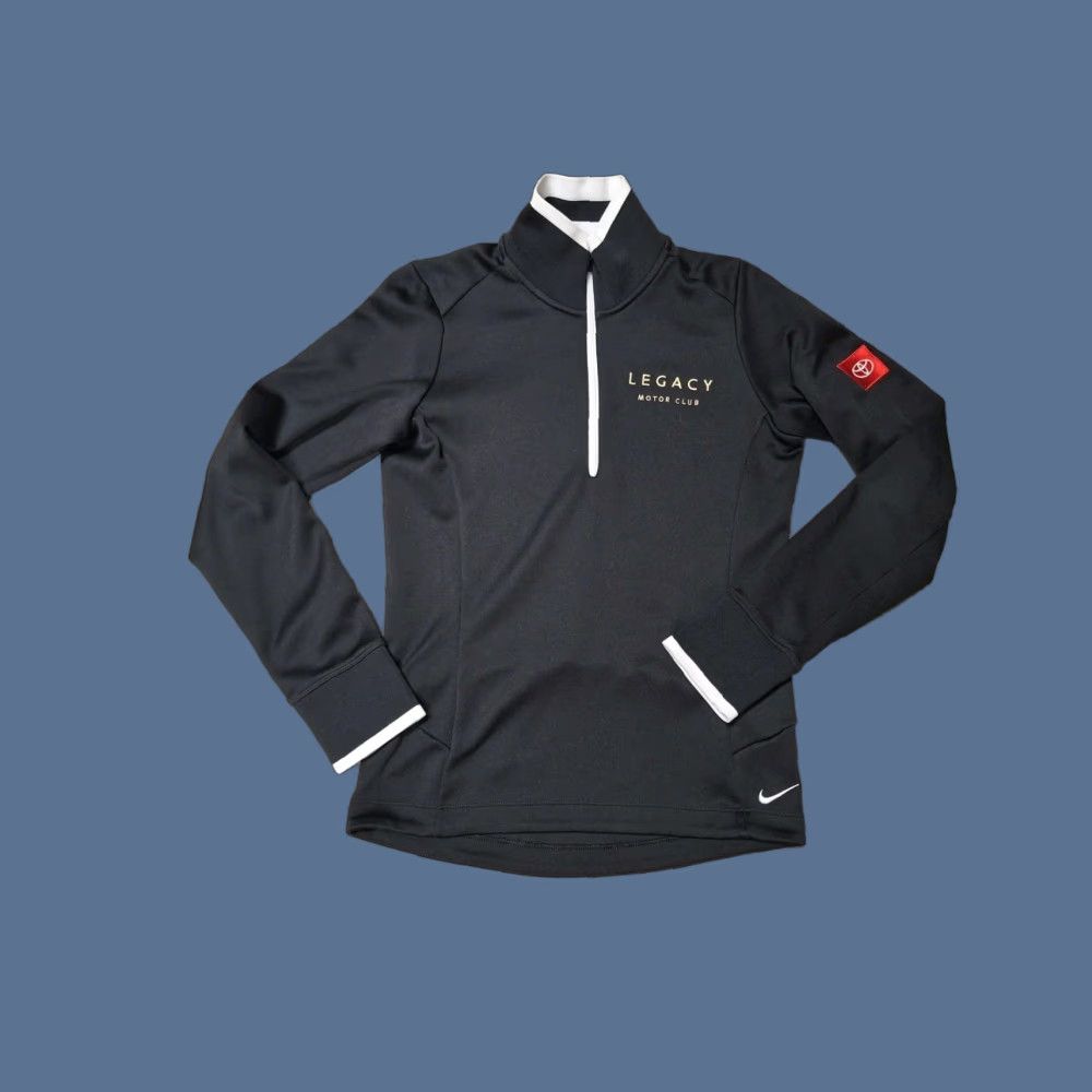 Nike Nike Legacy Motor Club Quarter Zip Pullover S Women’s Black Zip Nike Shirt from Toyota S Size S / US 4 / IT 40 - 1 Thumbnail
