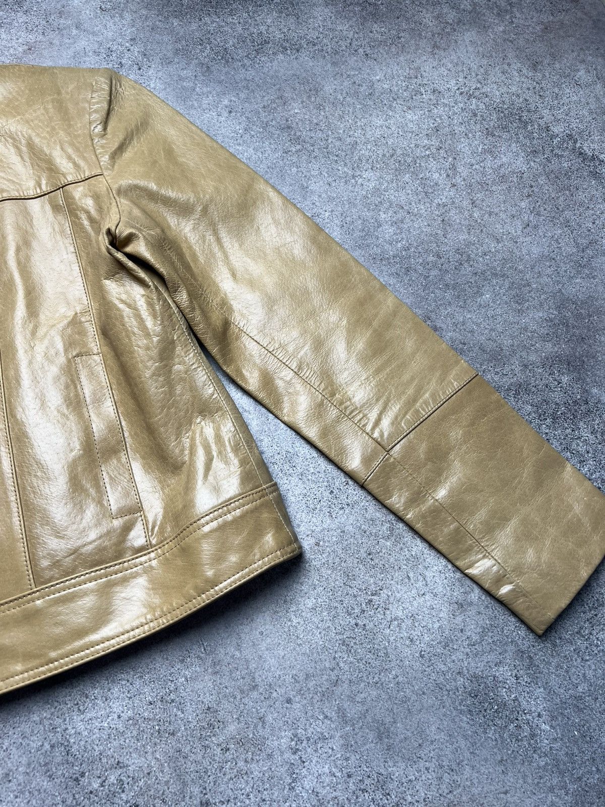 Leather × Vintage Yes or no vintage leather jacket Size S / US 4 / IT 40 - 4 Thumbnail