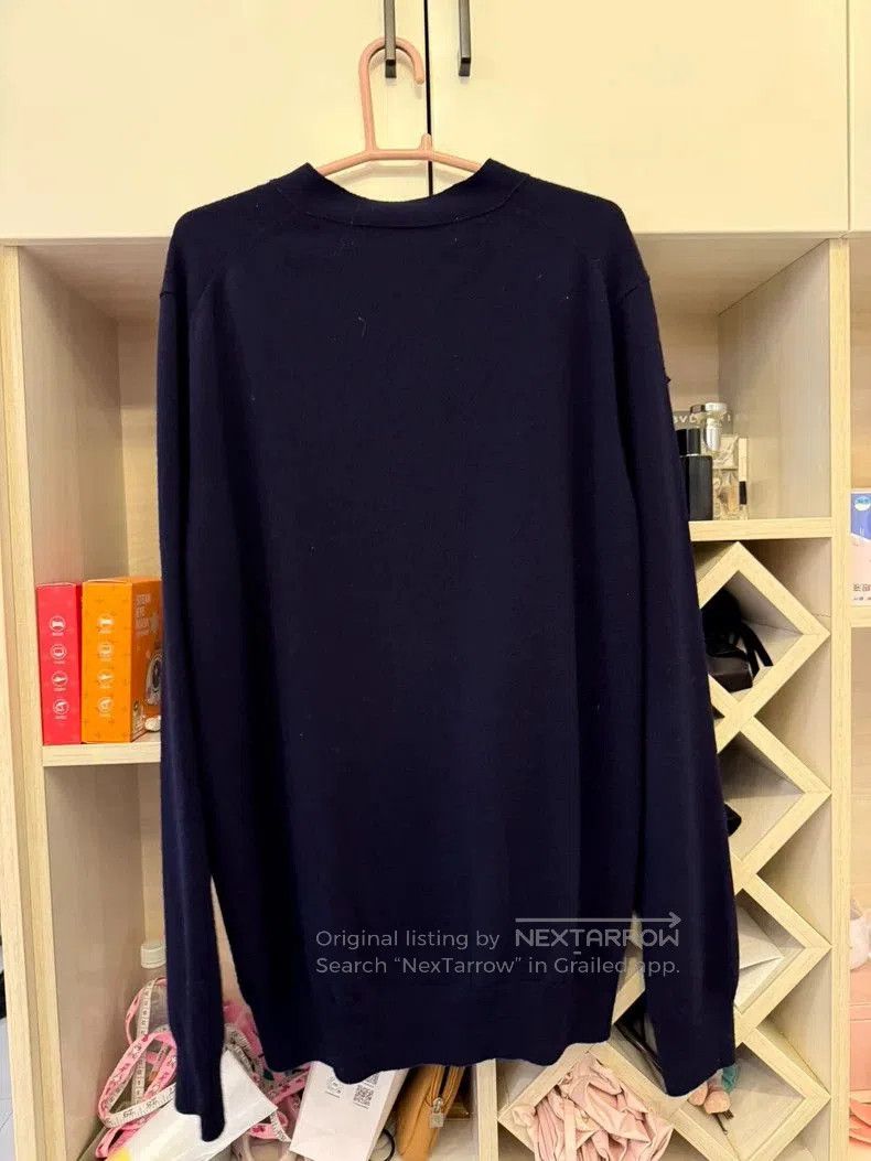Comme des Garcons CDG Men's Blue Cardigan Sweater XL - dmc. Size US XL / EU 56 / 4 - 7 Thumbnail