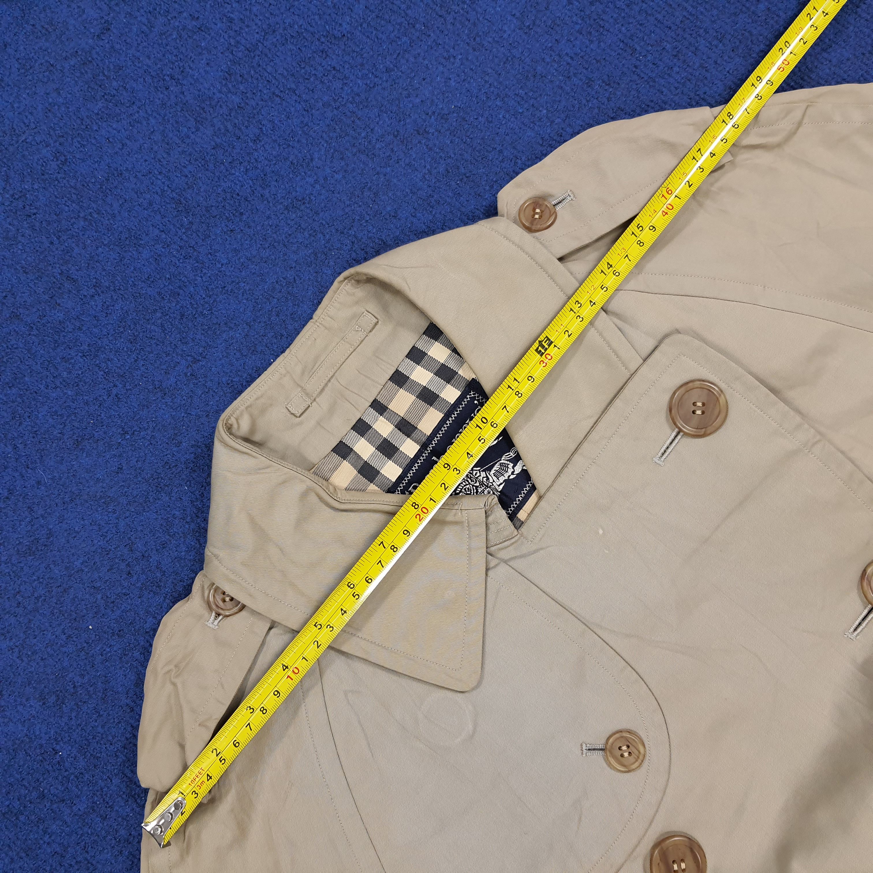 Burberry × Vintage Vintage Burberrys' Nova Check Trench Jacket Size US M / EU 48-50 / 2 - 10 Thumbnail
