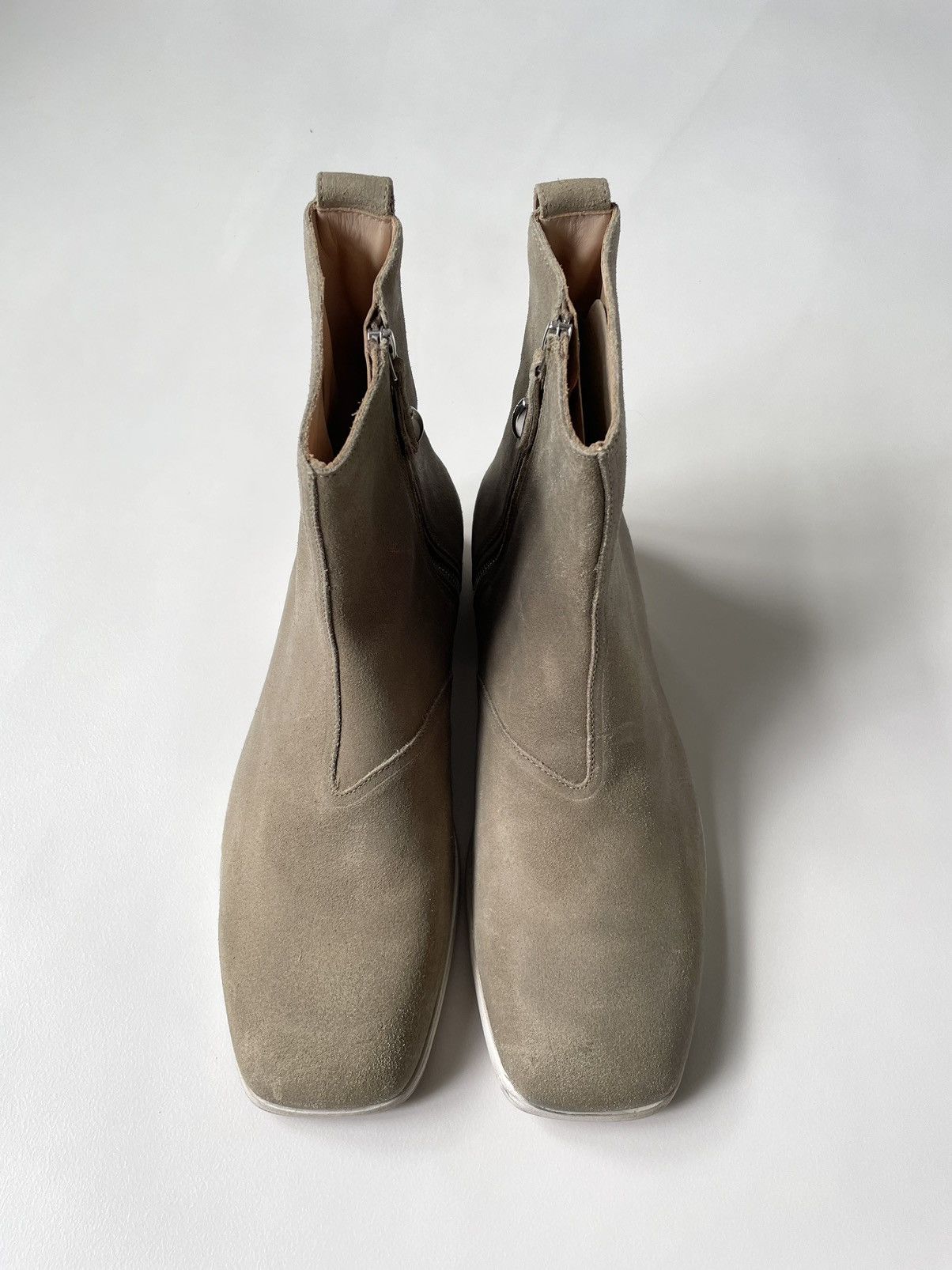 Our Legacy Waxed Suede ‘Michaelis’ Square Toe Boots Size US 9 / EU 42 - 8 Thumbnail