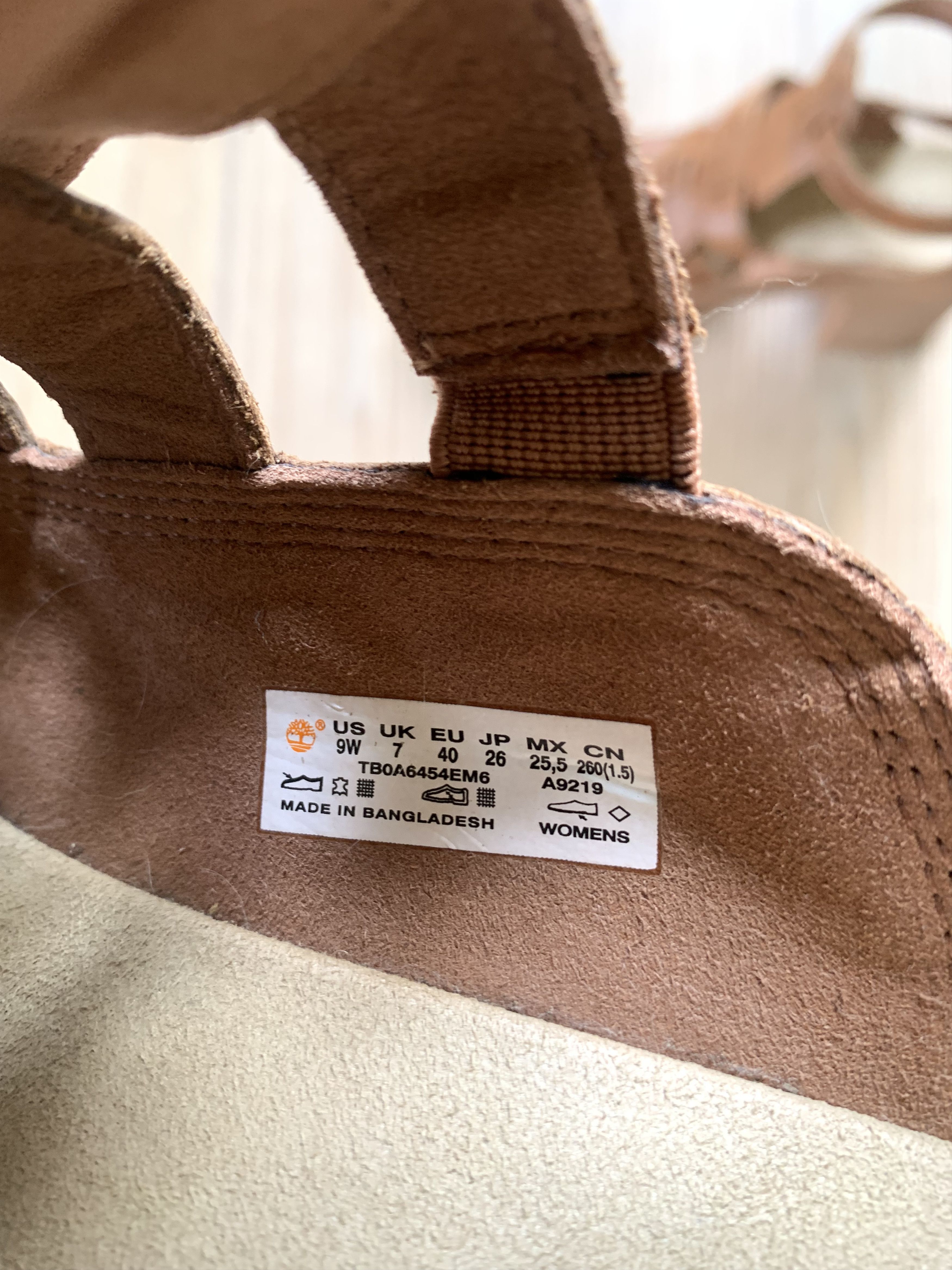 Timberland Timberland Allington Brown Leather High Heeled Sandals Size US 10 / IT 40 - 11 Thumbnail