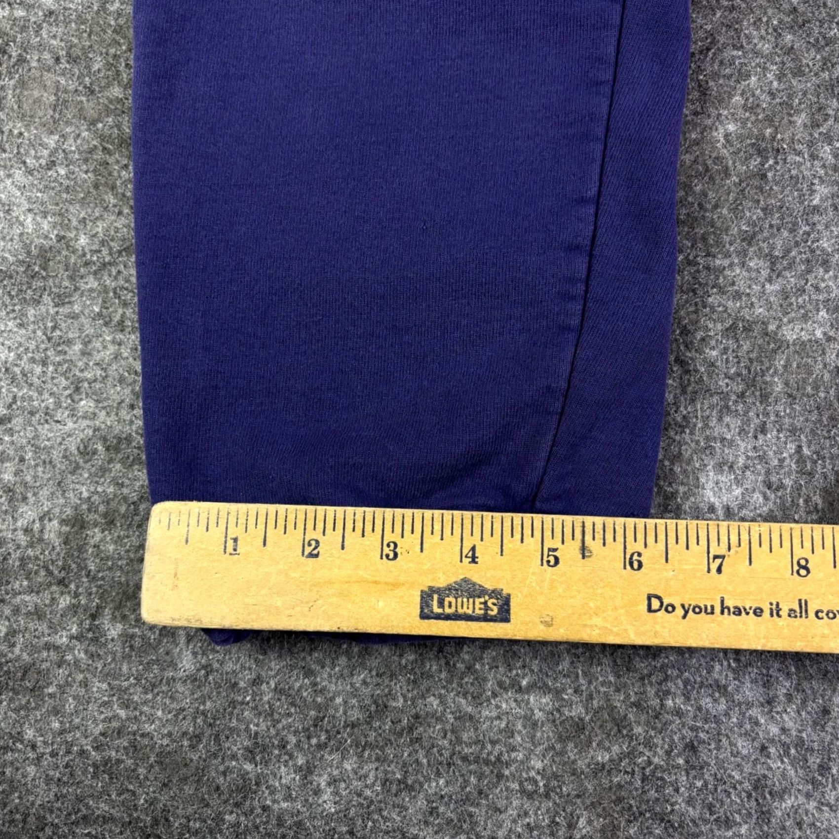 Champion Champion Mens Sweatpants Purple Large Fleece Embroidered Logo Joggers 29x29 Vintage N/A Size US 33 - 3 Thumbnail