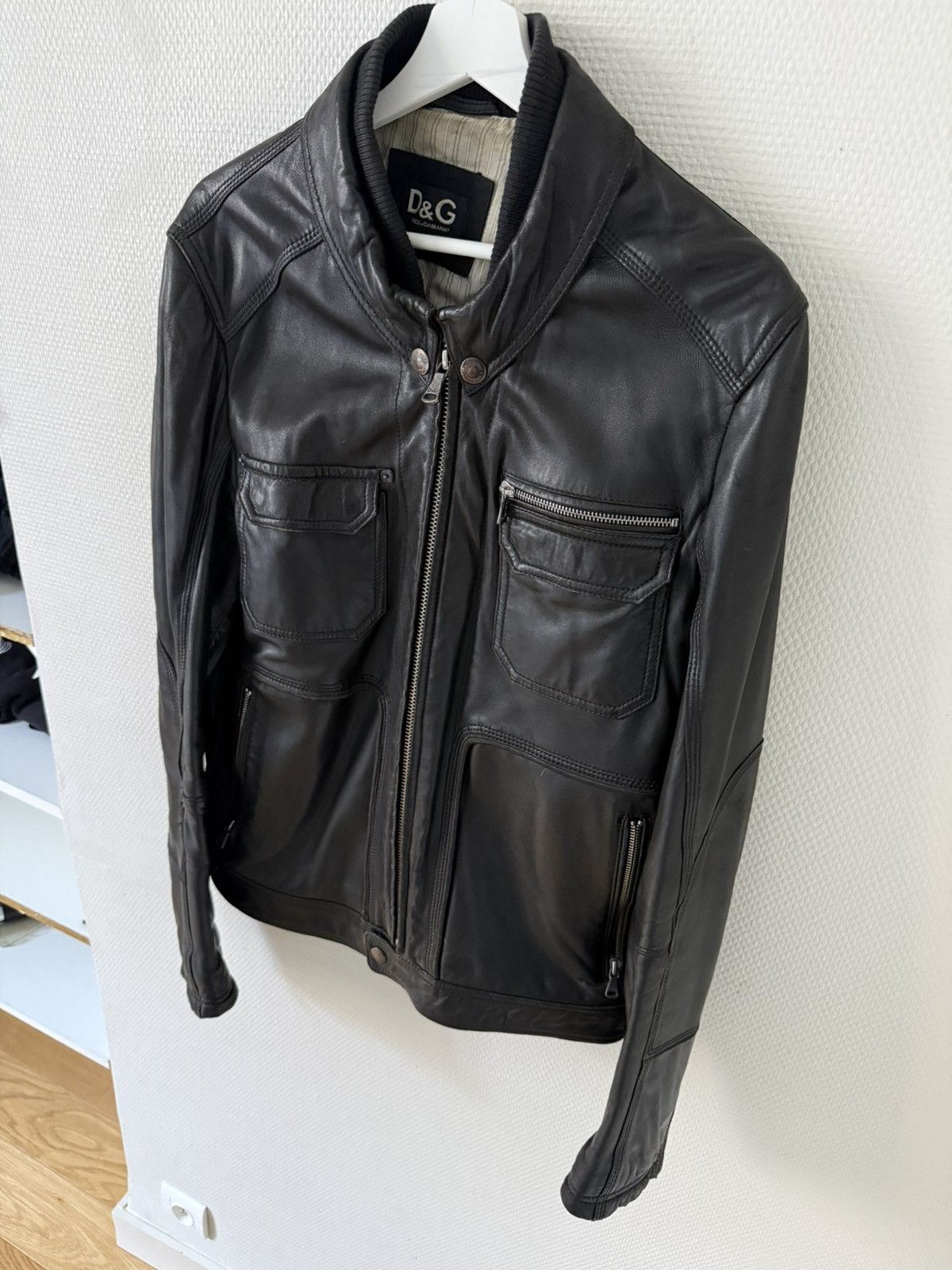 Dolce & Gabbana Dolce & gabbana leather Jacket Size US L / EU 52-54 / 3 - 2 Thumbnail