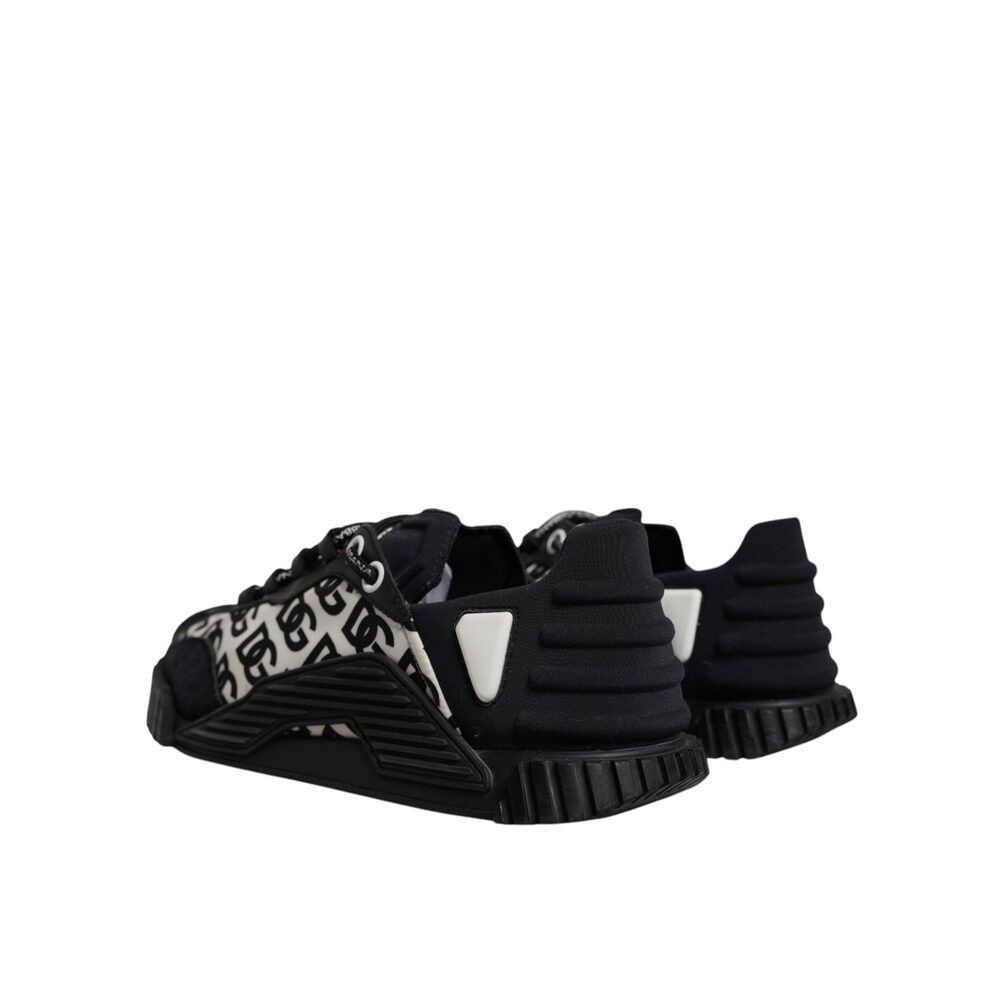 Dolce & Gabbana Dolce & Gabbana Black Logo Lace Up Low Top NS1 Sneakers Shoe Size US 9 / EU 42 - 4 Thumbnail