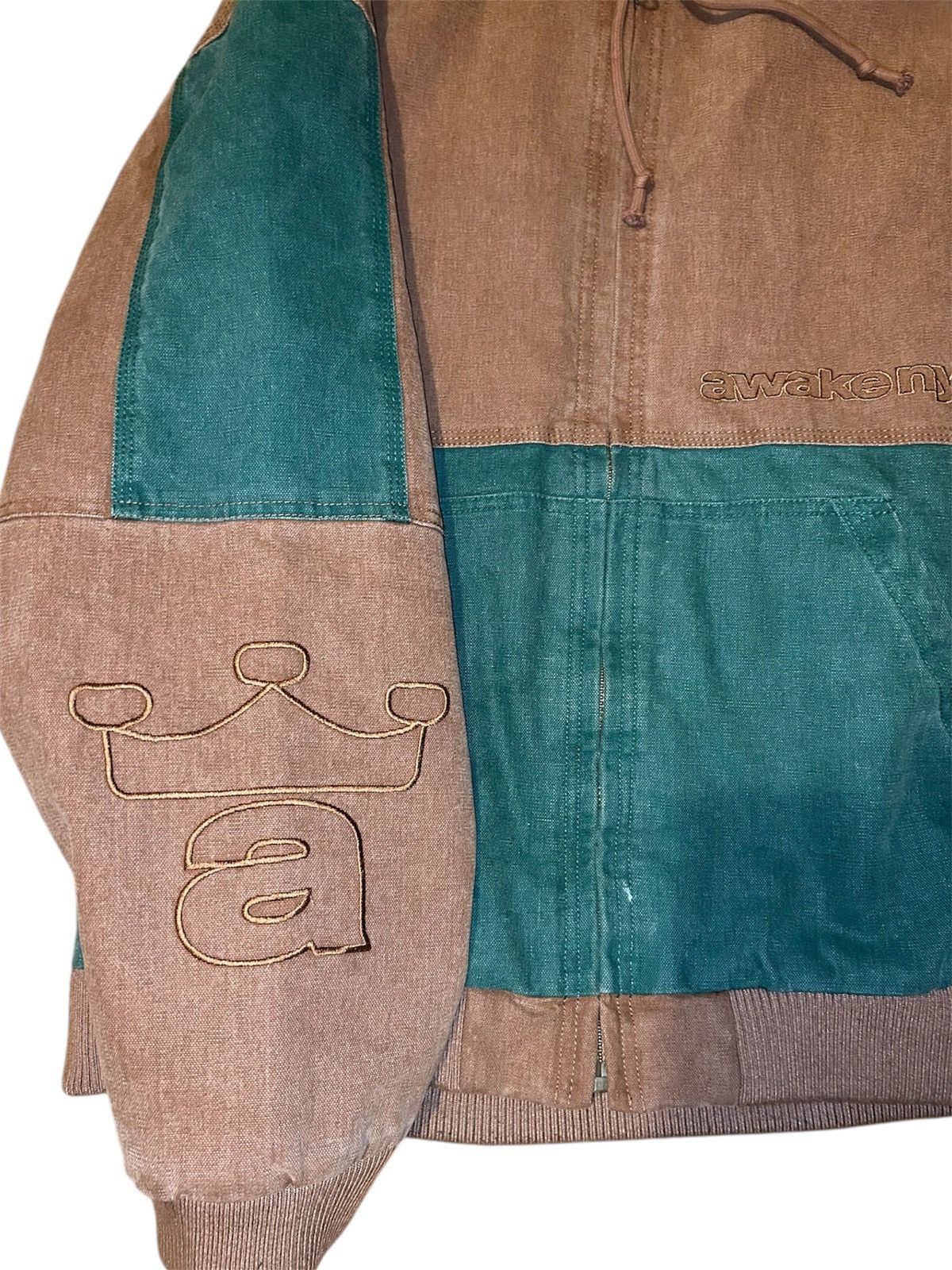 Awake NY Contrast Canvas Work Jacket Size US XL / EU 56 / 4 - 3 Thumbnail