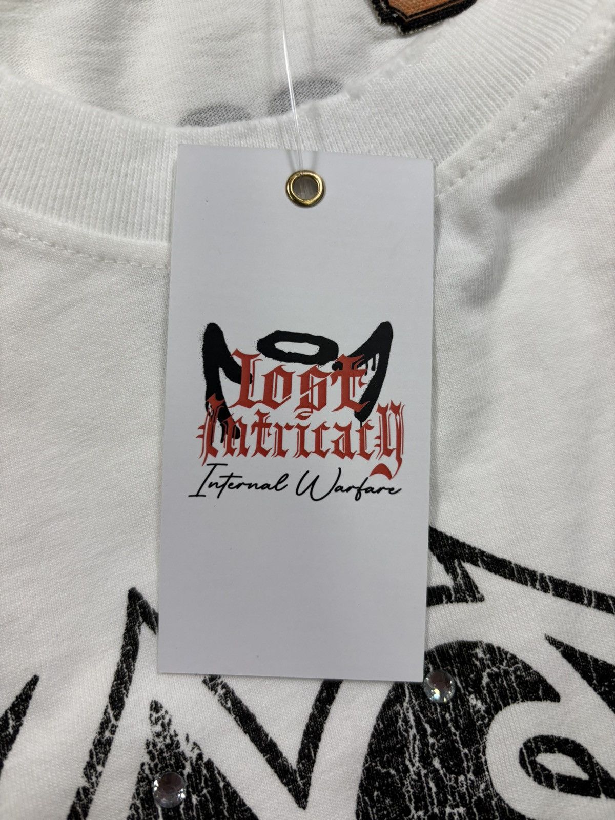 LOST INTRICACY Lost Intricacy Lost Outline Shirt, White Size US L / EU 52-54 / 3 - 8 Thumbnail