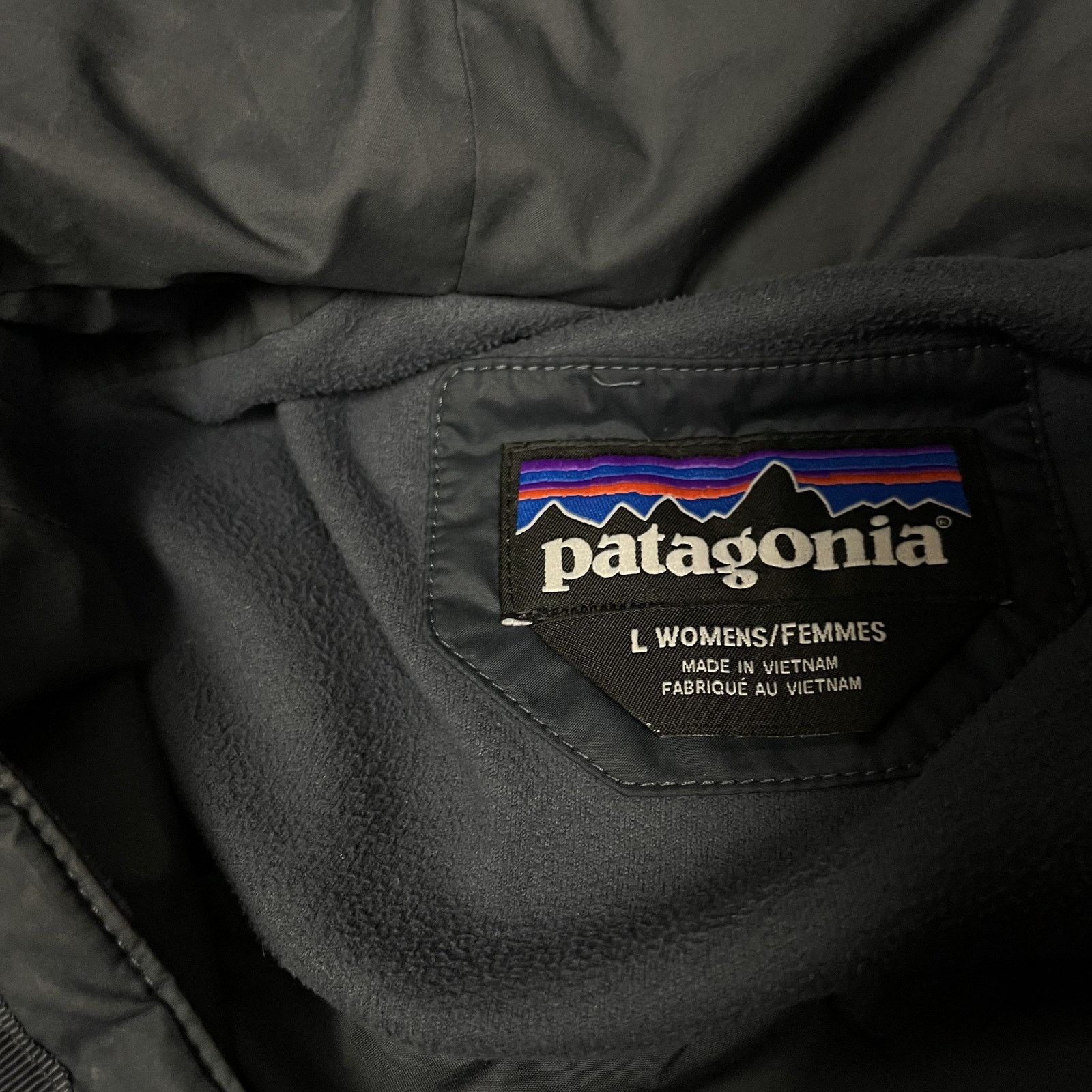 Patagonia Patagonia Women's Gray Full Zip Hooded Puffer Jacket Large Size L / US 10 / IT 46 - 6 Thumbnail