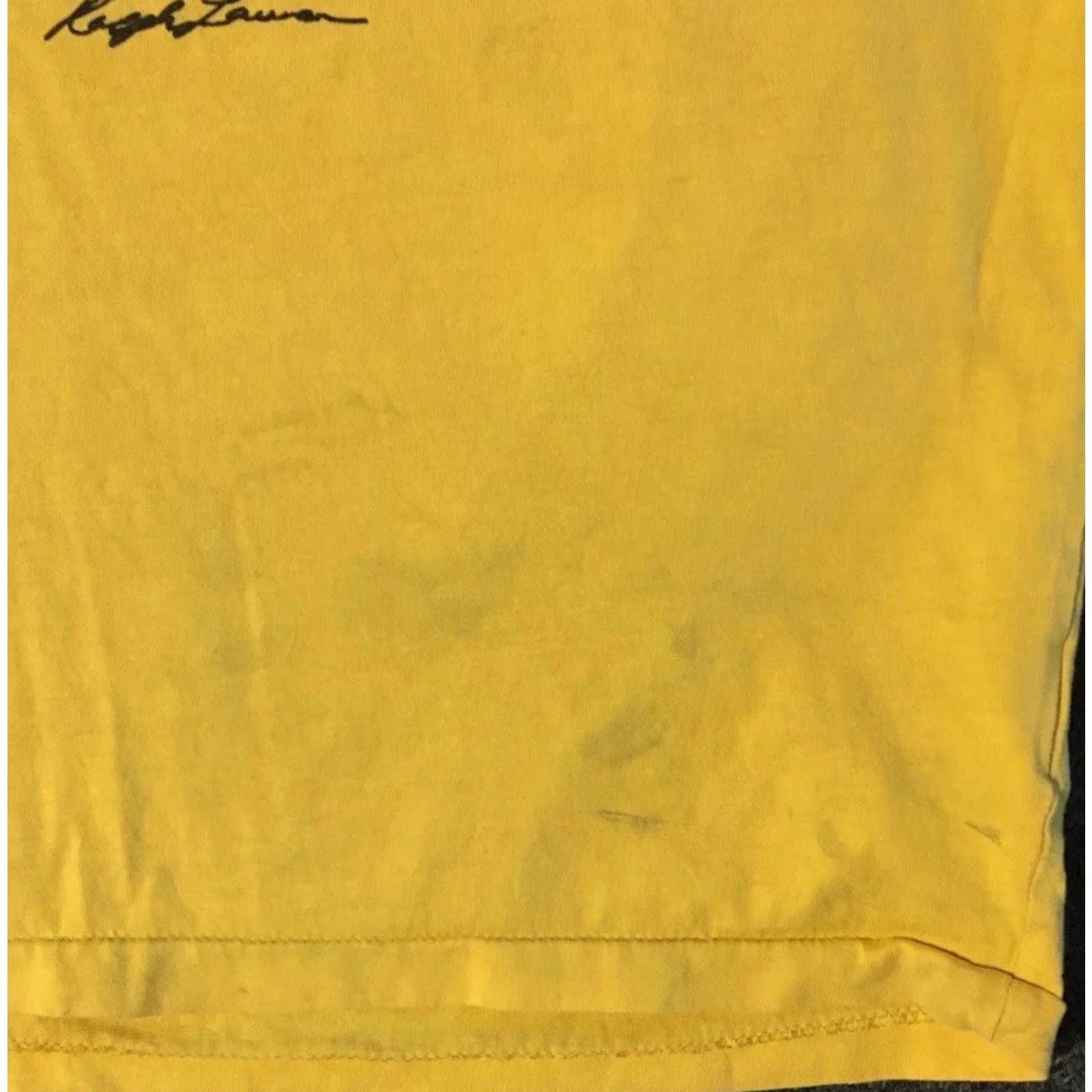 Polo Ralph Lauren VINTAGE Polo Ralph Lauren Faded Bear Shirt S Sport Sailing Nautical Hip Hop Flag 90s Shirt Mens Yellow Size US S / EU 44-46 / 1 - 3 Thumbnail