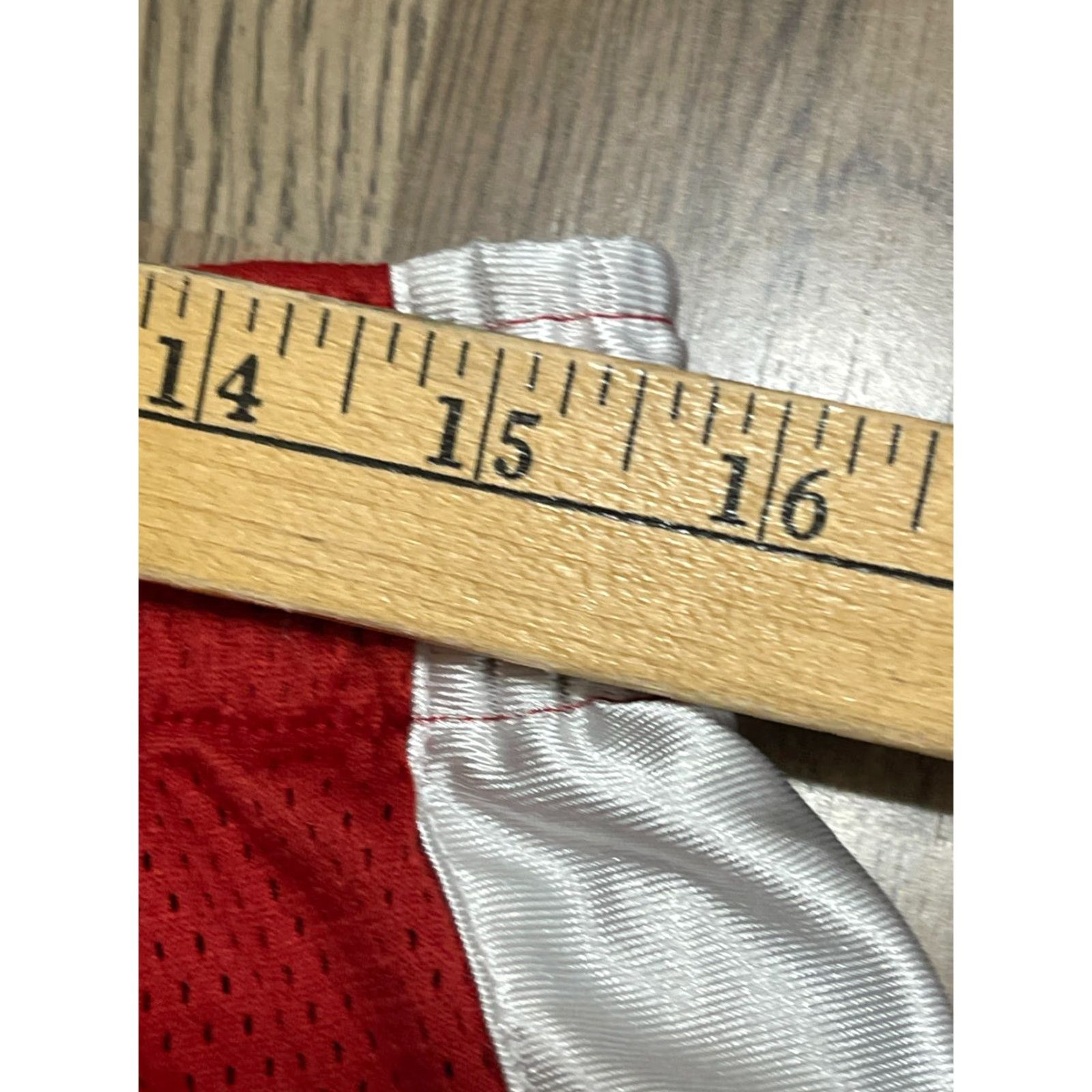 Nike VINTAGE Nike Shorts, Women's XL, Red White Blue, Logo, Basketball Shorts, Nike Size 40" / US 18 - 6 Thumbnail