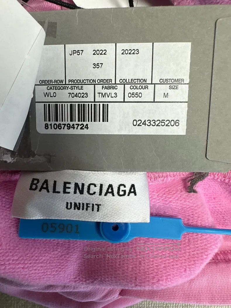 Balenciaga Balenciaga Geometric pattern hooded loose long-sleeve swea Size US M / EU 48-50 / 2 - 4 Thumbnail