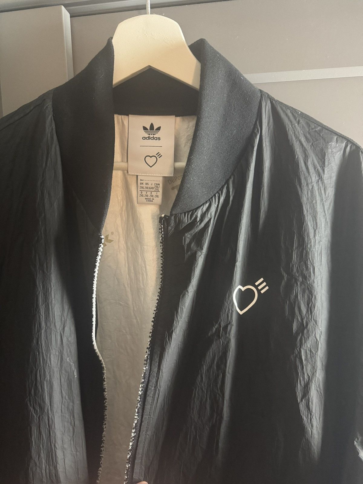 Adidas × Human Made Adidas Originals x Human Made Tyvek Bomber Jacket — XXL Size US XXL / EU 58 / 5 - 2 Thumbnail