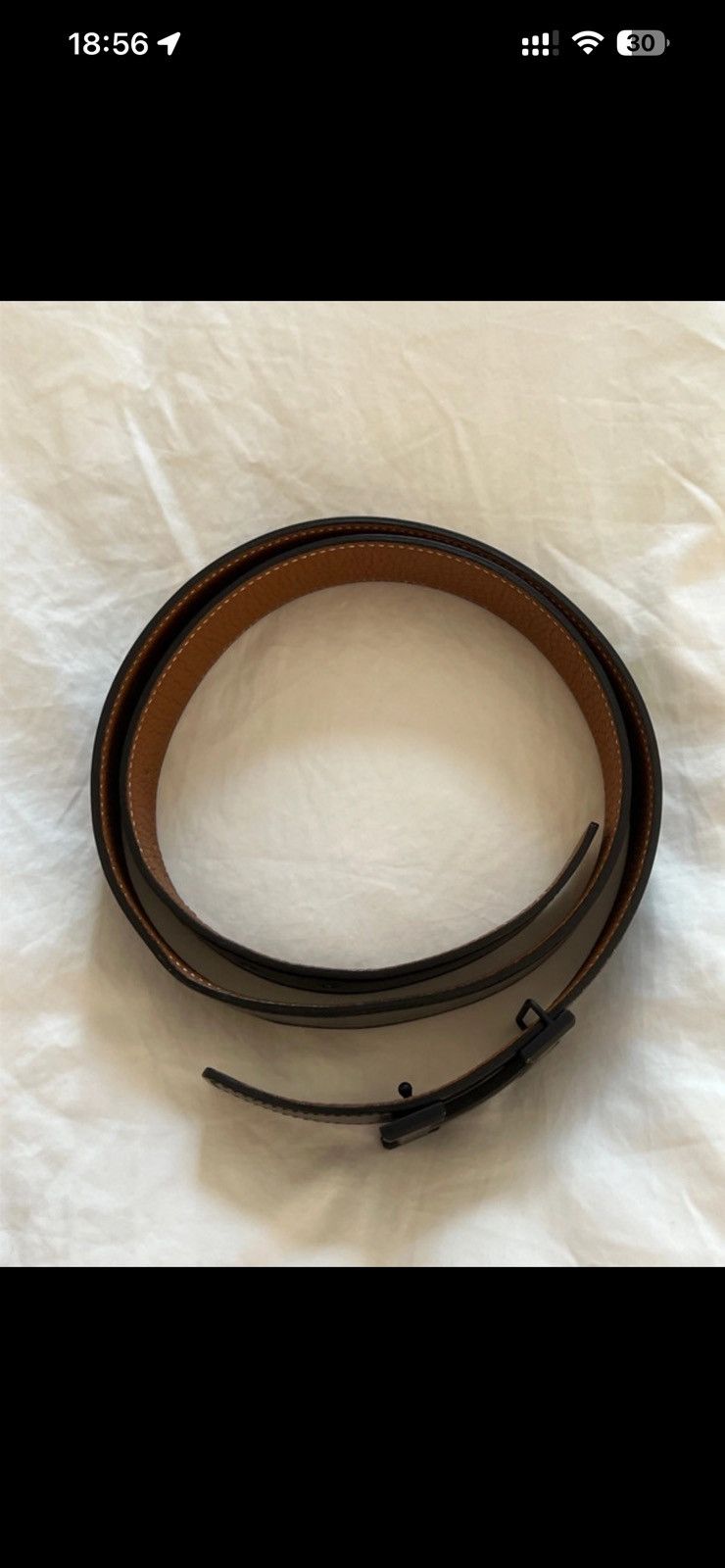 Hermes Hermes reversible belt Size 32 - 5 Thumbnail