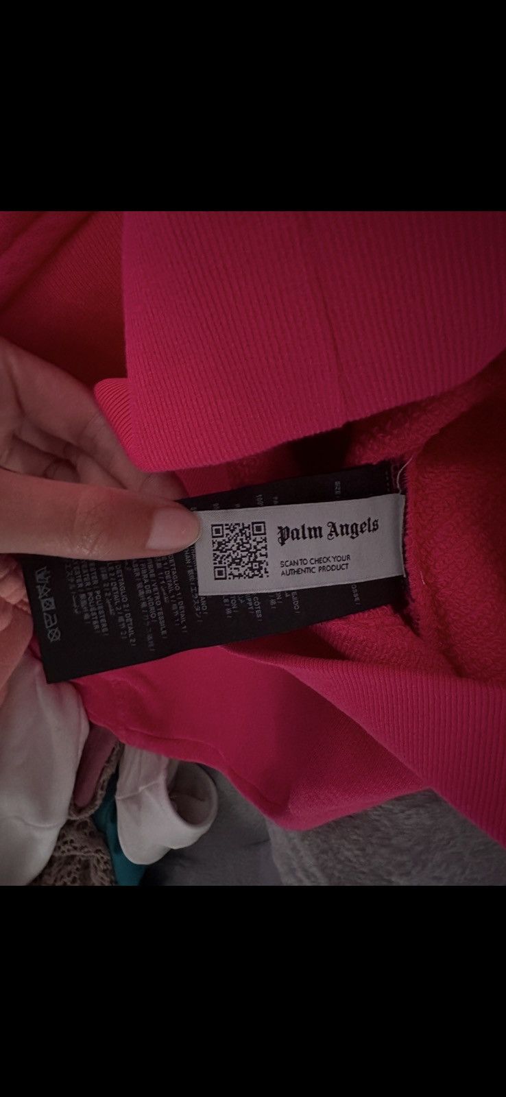 Palm Angels Palm Angels Rhinestone Sprayed LA Hoodie Size XS / US 0-2 / IT 36-38 - 4 Thumbnail