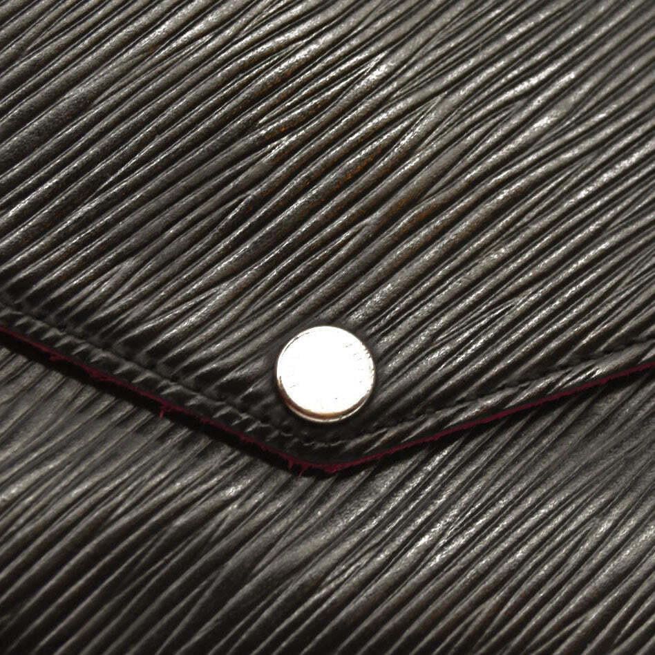 Louis Vuitton Louis Vuitton Epi Pochette Felicie Black Hot Pink Size ONE SIZE - 10 Thumbnail