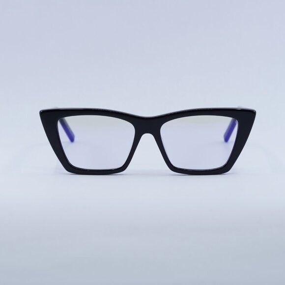 Saint Laurent Paris Saint Laurent SL276 MICA 025 Sunglasses Black Cat Eye Frame Size ONE SIZE - 2 Thumbnail