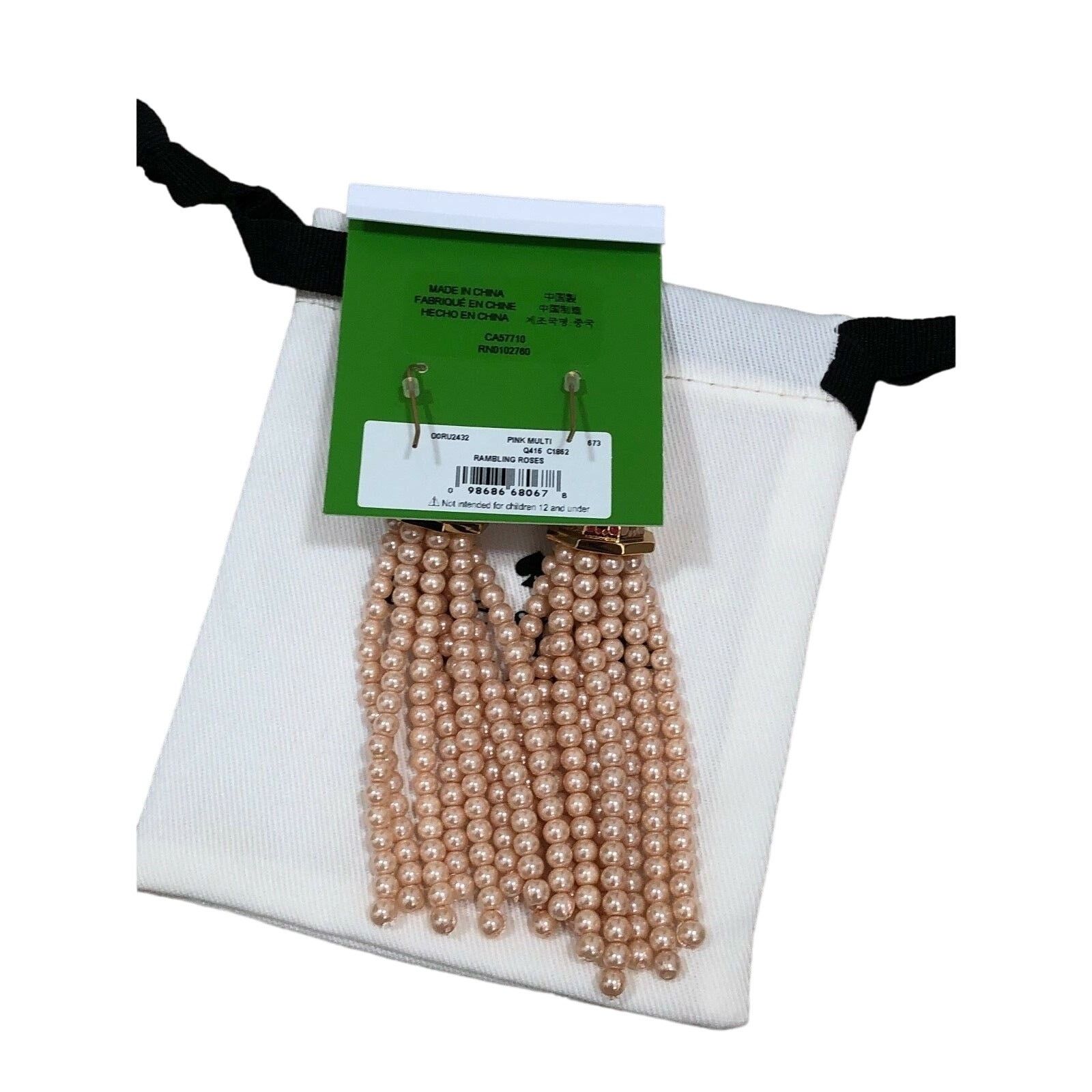 Kate Spade Kate Spade rambling rose lantern Tassel Earrings Size ONE SIZE - 3 Thumbnail
