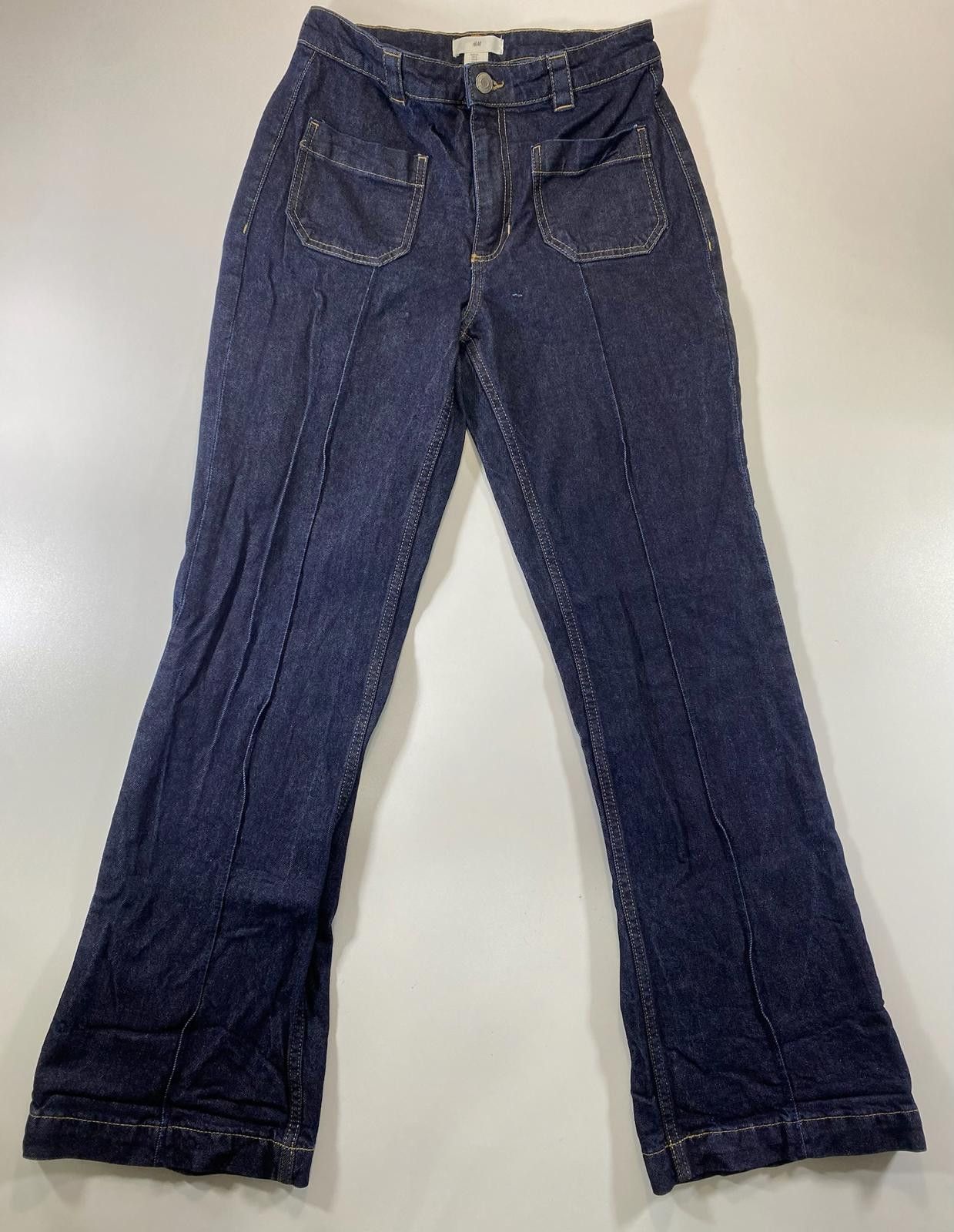Unknown London H&M Dark Blue Denim Jeans with Front Pockets 8 Size US 30 / EU 46 - 1 Thumbnail