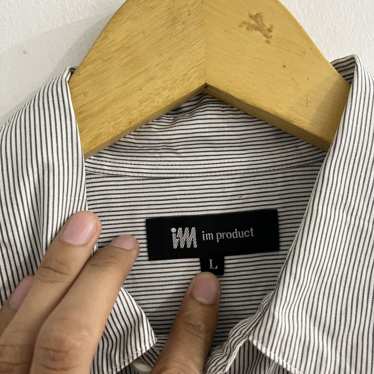 Issey Miyake Issey Miyake - Striped Longsleeve Button Up Size US L / EU 52-54 / 3 - 5 Thumbnail