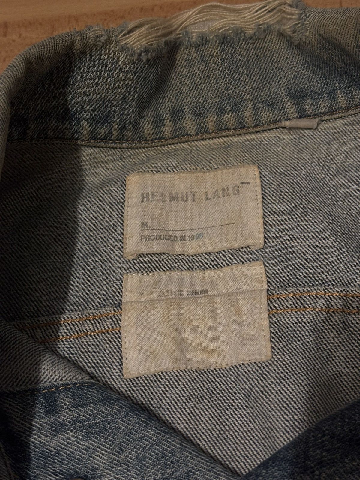 Helmut Lang Helmut Lang Denim Trucker Jacket AW98 Size US M / EU 48-50 / 2 - 5 Thumbnail