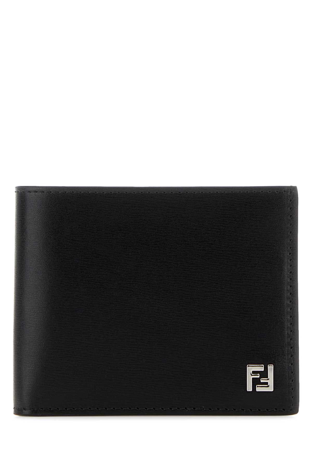 Fendi Black Leather Wallet Size ONE SIZE - 1 Thumbnail