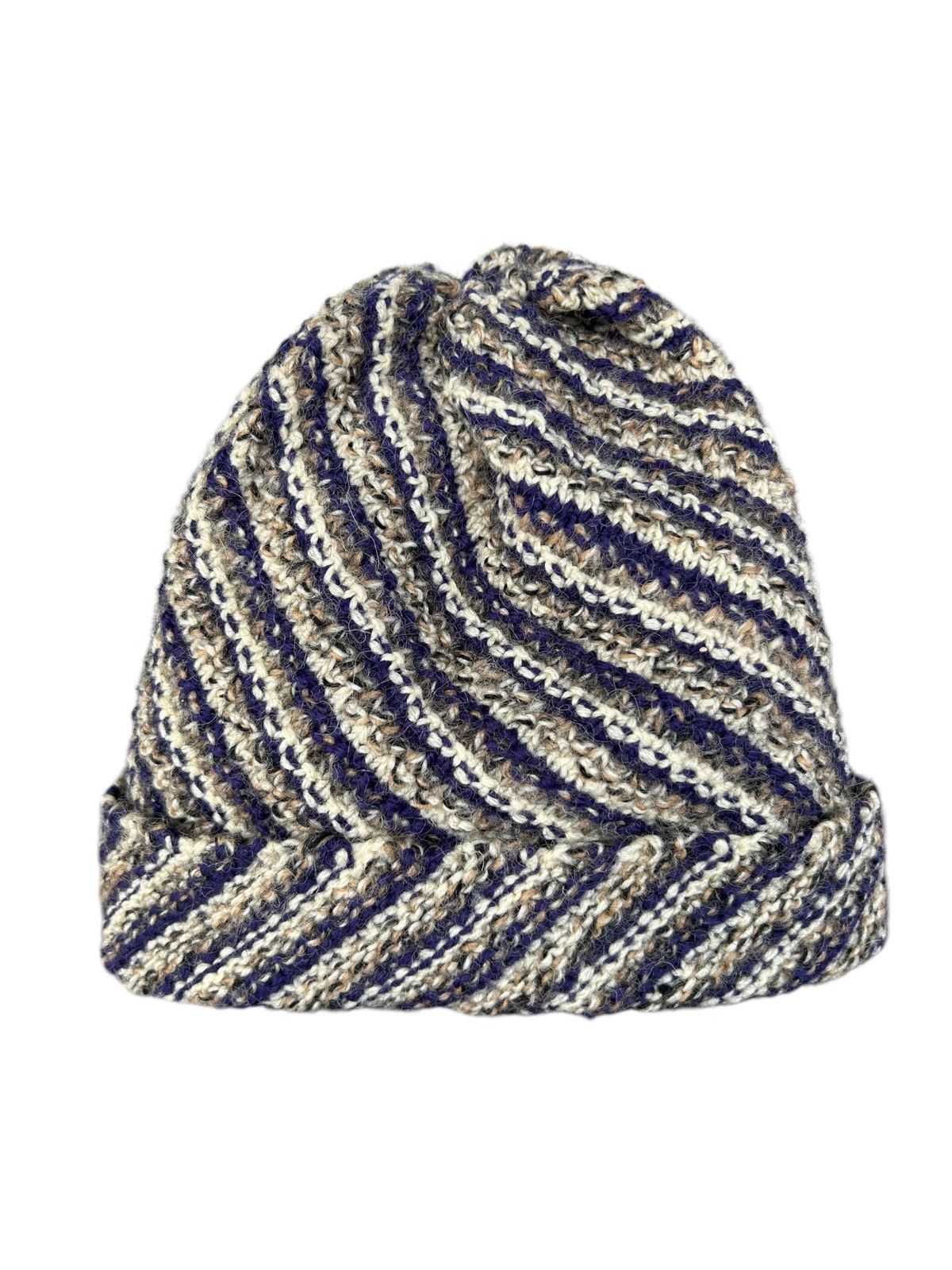 Japanese Brand × Kapital × Vintage Crochet knitted Hanmade Beanie Hats ☠️☠️ Size ONE SIZE - 1 Thumbnail