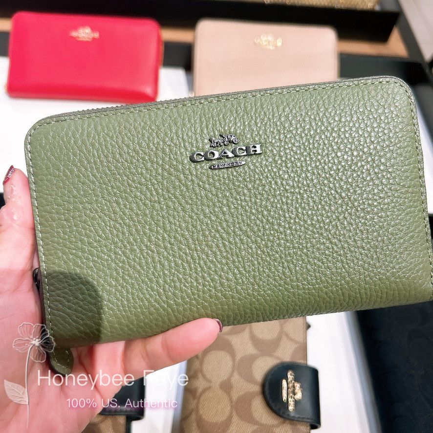 Coach Medium Id Zip Wallet C4124 Size ONE SIZE - 1 Thumbnail