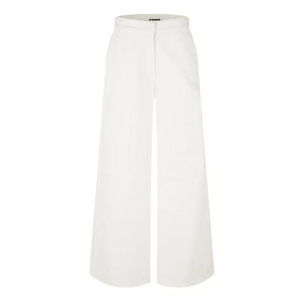 Jil Sander o1g2r1mq1024 Denim Pant in White Size 24" / US 00 / IT 34 - 1 Thumbnail