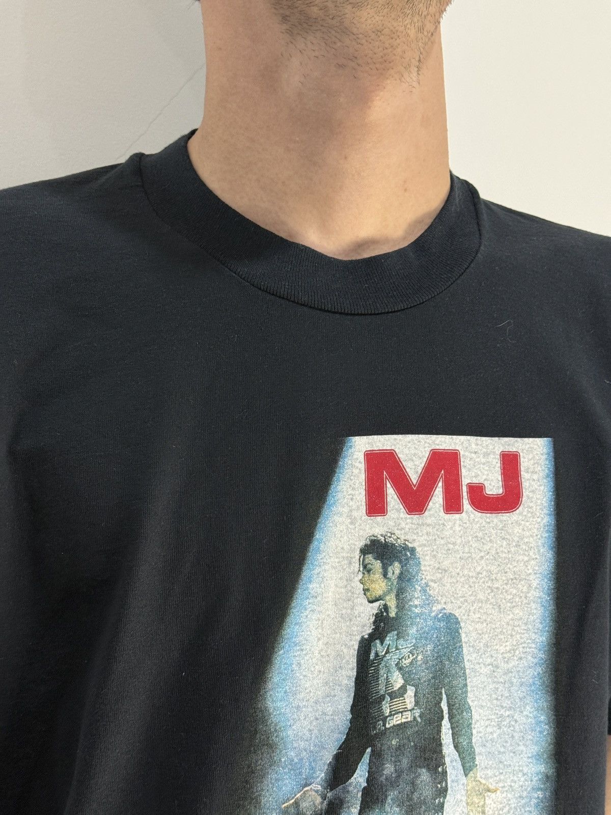 Band Tees Vintage 1990s Micheal Jackson Tshirt Size US L / EU 52-54 / 3 - 3 Thumbnail