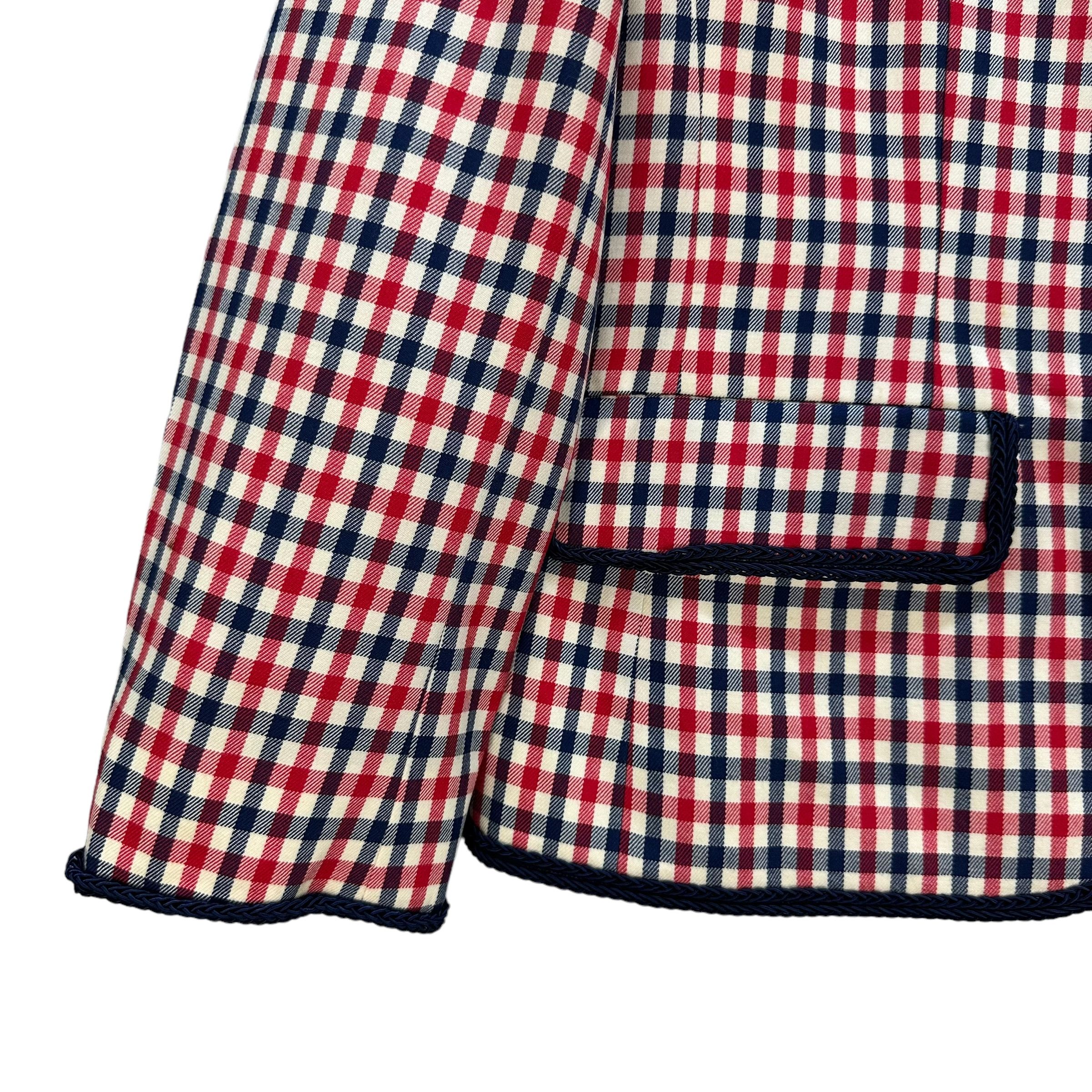 Yves Saint Laurent Yves Saint Laurent Checked Casual Jacket #A6-0168 Size M / US 6-8 / IT 42-44 - 4 Thumbnail