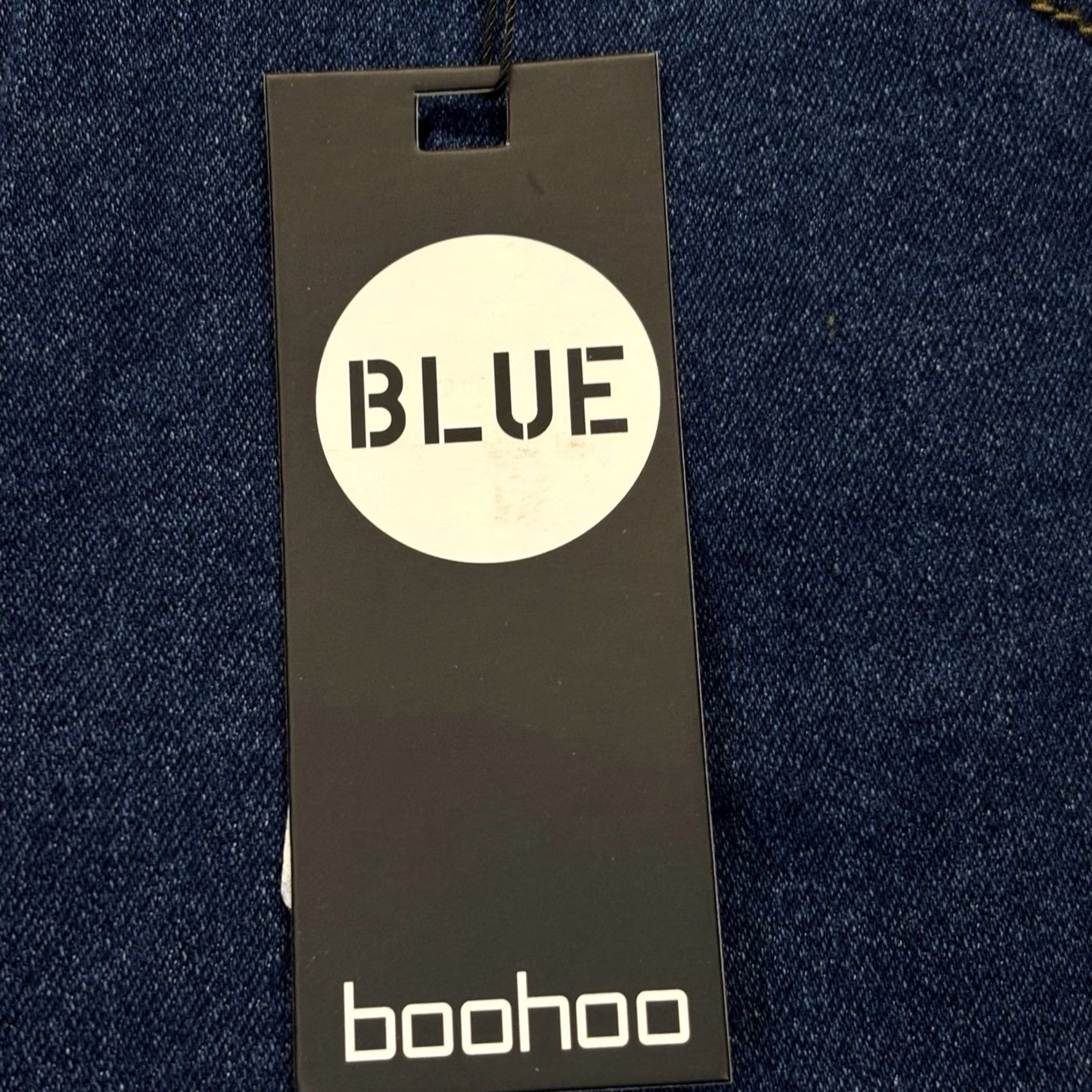 Boohoo Boohoo Skinny Jeans Women’s UK 16 High Rise Super Distressed Blue New With Tags Size 38" / US 16 / IT 52 - 5 Thumbnail