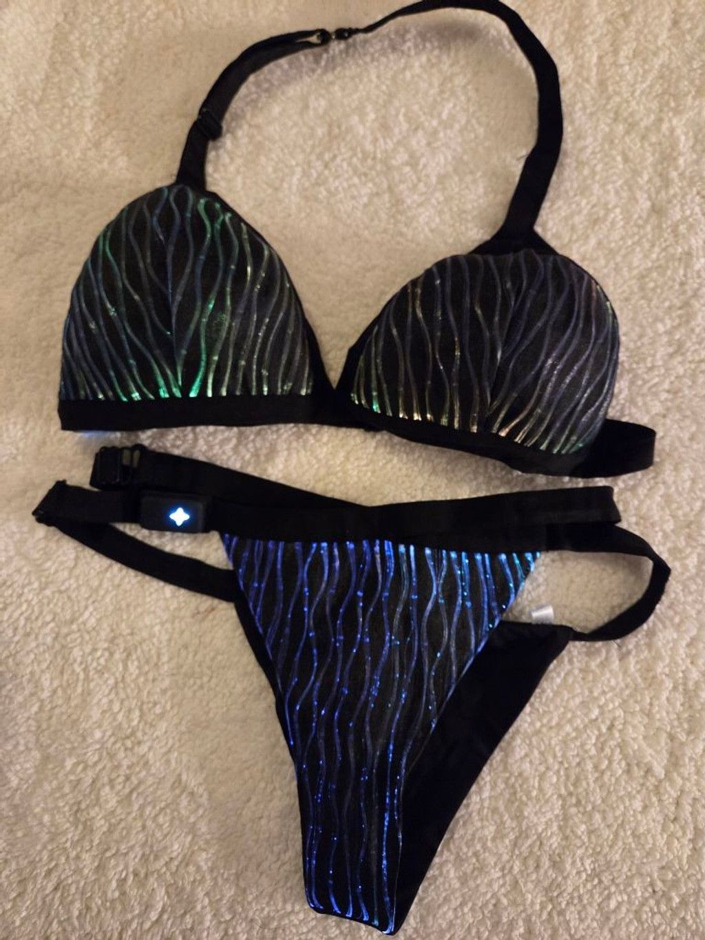 Other Trendy Women's Retro Light-Up Bikini L different light modes Size L / US 10 / IT 46 - 3 Thumbnail
